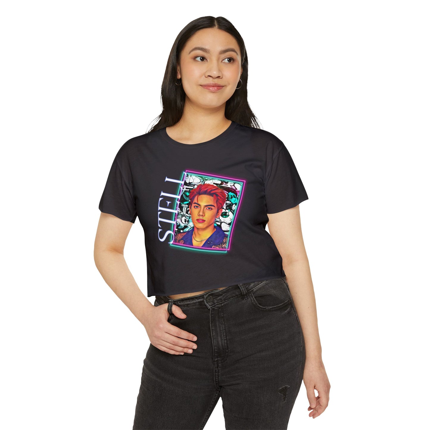 P-Pop SB19 Stell Bias Crop Top, Filipino Gifts For Sisters, Pinoy Pop Concert T-Shirt Croptop TShirt Merch Ppop Rise