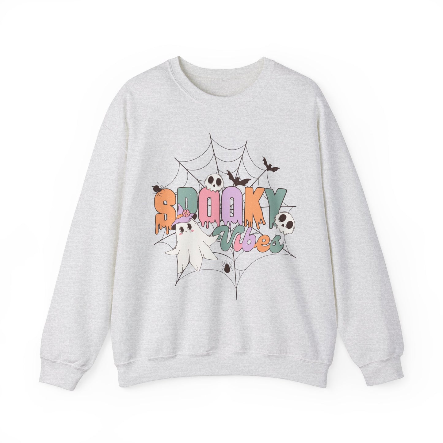 Fall Sweatshirt Halloween Graphic Pullover Sweater | Autumn Gifts For Mom Pastel Gift For Her | Spooky Vibes