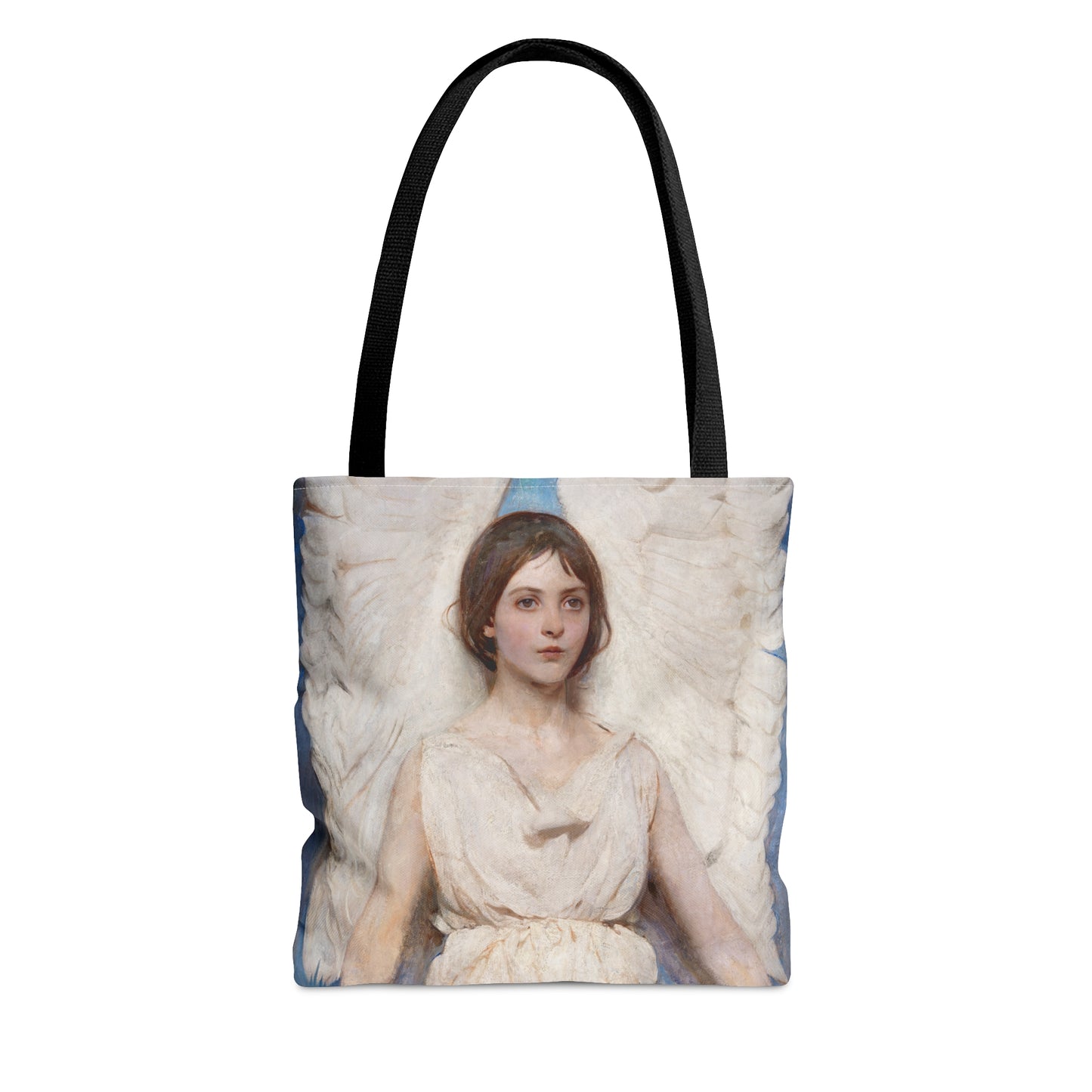 Angel Tote Bag,Art Tote Bag For Women,Canvas Tote Bag Aesthetic,Reusable Grocery Bag,Library Book Bag For School,Vintage Tote Bag