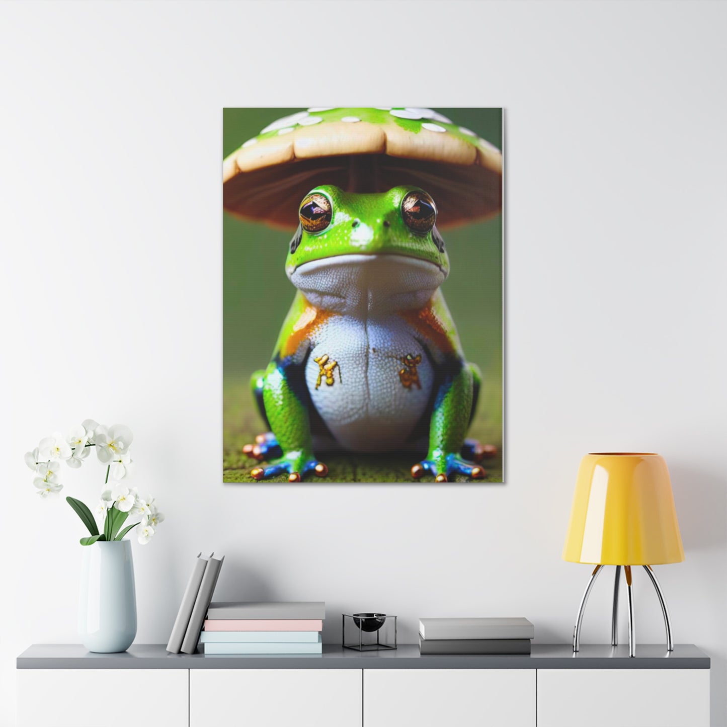Frog Art Canvas Gallery Wrap 30x40 Wall Art Animal Print
