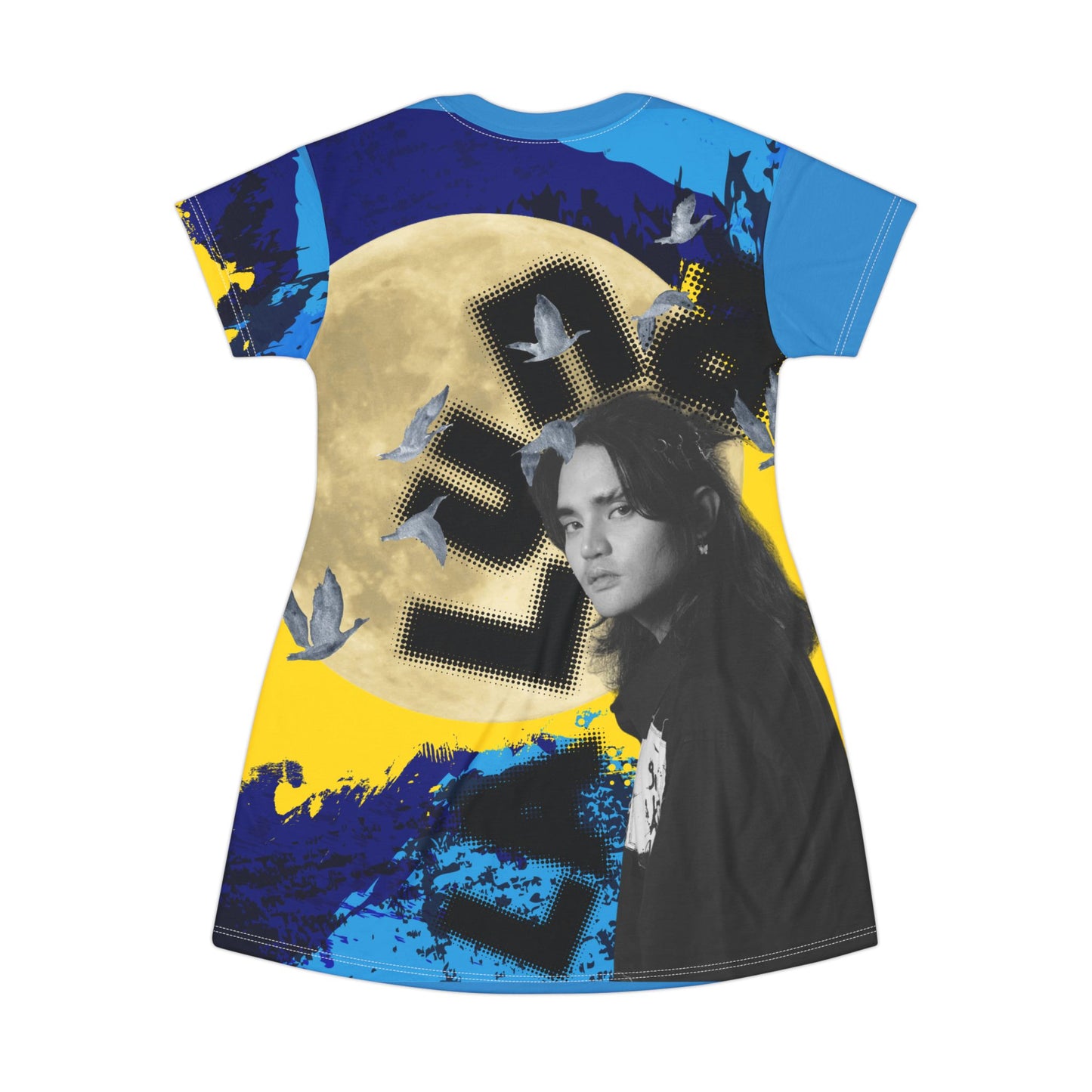 P-pop Sb19 Pablo T Shirt Dress, Pinoy T-Shirt Short Dress Casual Summer Outfits Filipino Gift For Fangirl