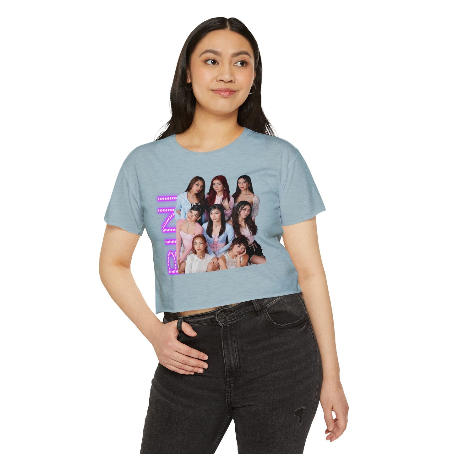 P-Pop Bini Crop Top, Filipino Gifts For Teens, Pinoy Pop Concert T-Shirt Croptop TShirt Merch Ppop Biniverse