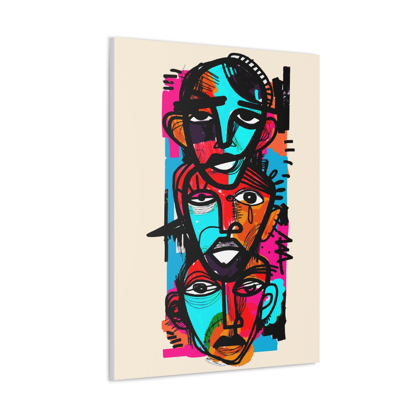 Modern Art Canvas Gallery Wrap 30x40 Wall Art Men Portrait