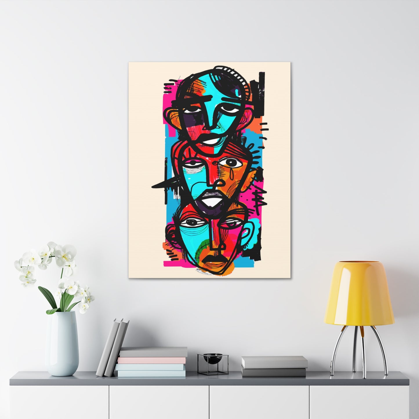 Modern Art Canvas Gallery Wrap 30x40 Wall Art Men Portrait