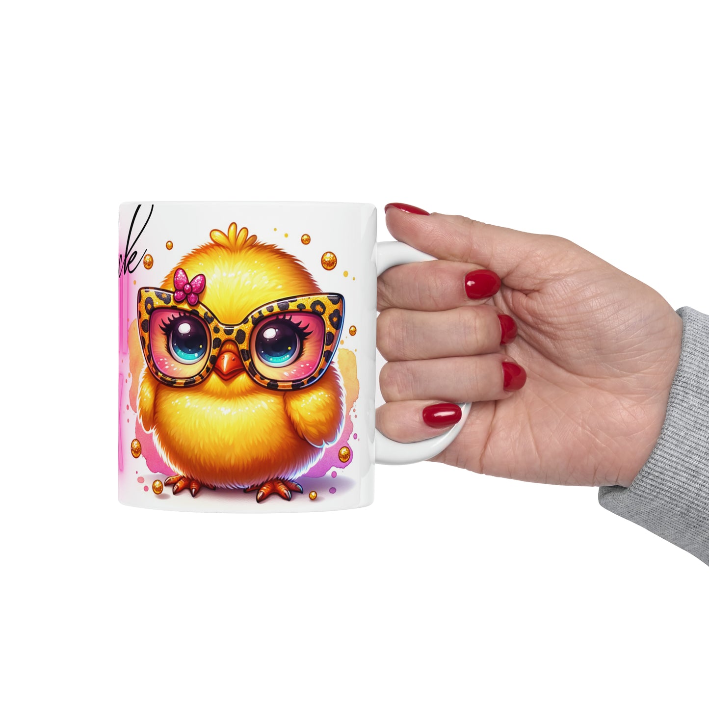 Slick Chick Coffee Mug, Customized Ceramic Mug 11oz, Chicken Gifts For Coffee Lovers, Cute Gift For Mom