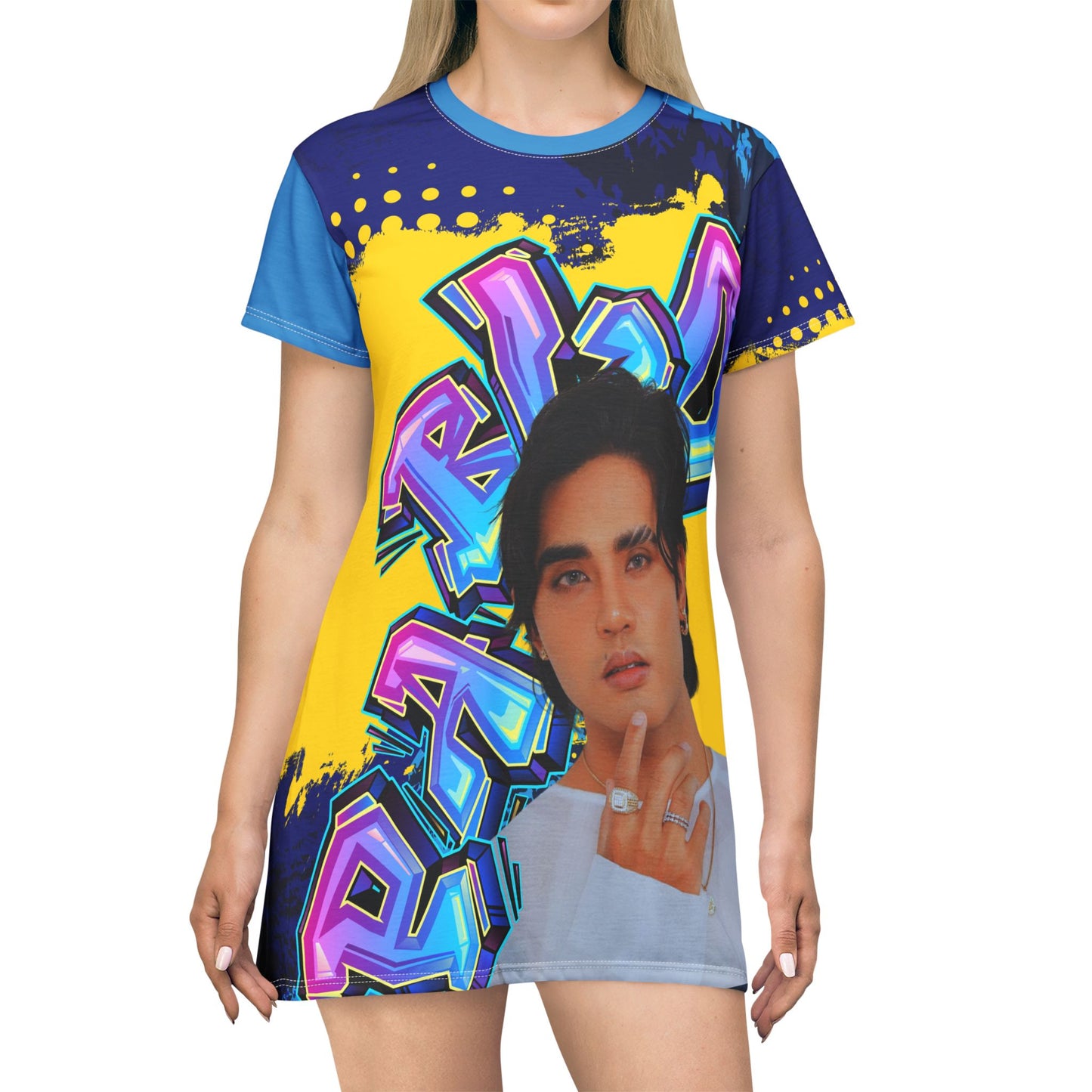 P-pop Sb19 Pablo T Shirt Dress, Pinoy T-Shirt Short Dress Casual Summer Outfits Filipino Gift For Fangirl
