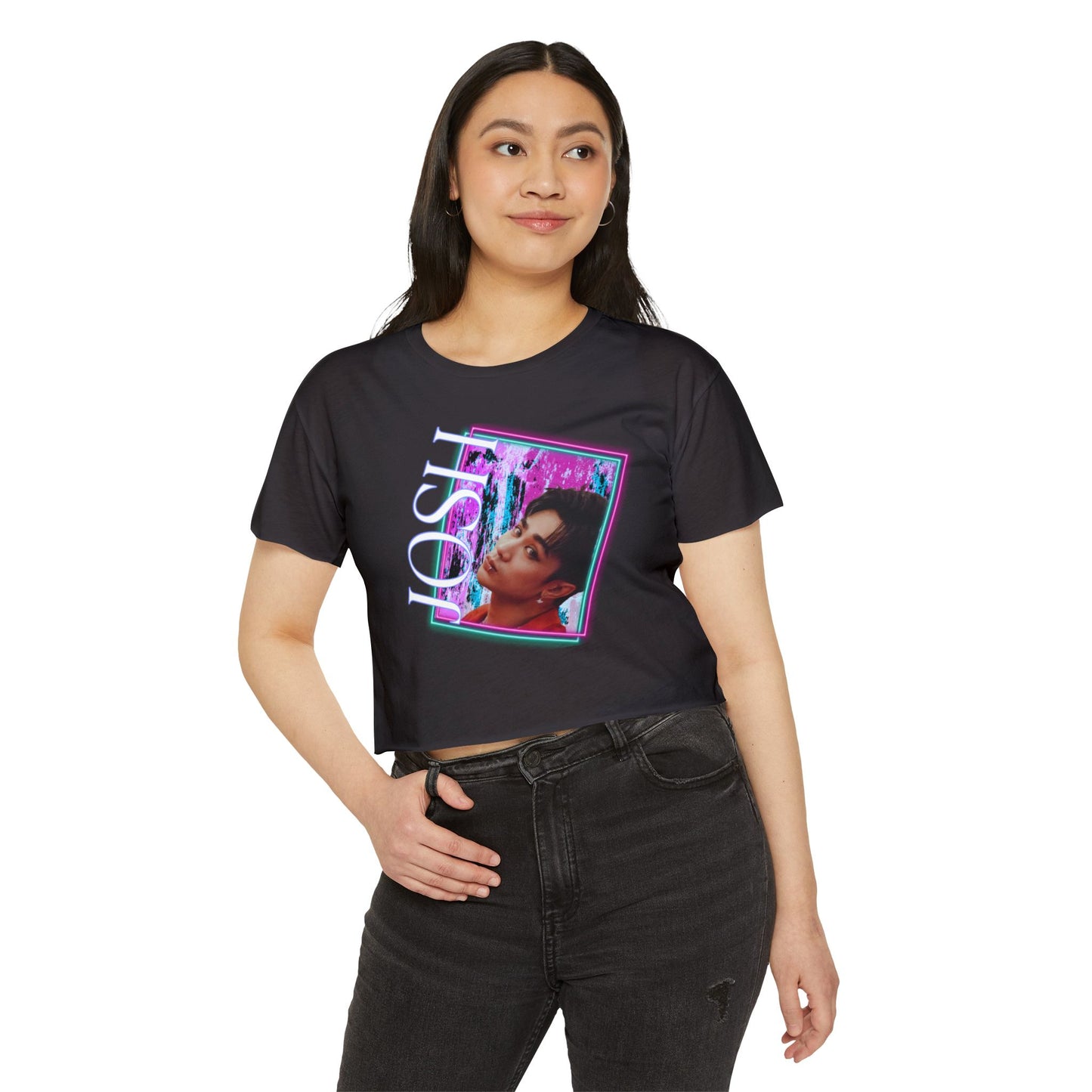 P-Pop Sb19 Josh Crop Top, Filipino Gifts For Sisters, Pinoy Pop Concert T-Shirt Croptop TShirt Merch Ppop Rise