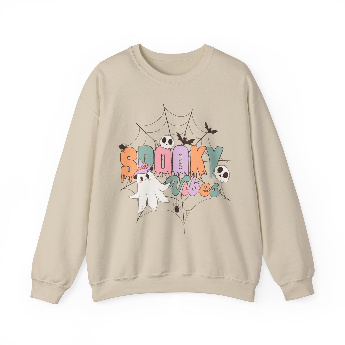 Fall Sweatshirt Halloween Graphic Pullover Sweater | Autumn Gifts For Mom Pastel Gift For Her | Spooky Vibes