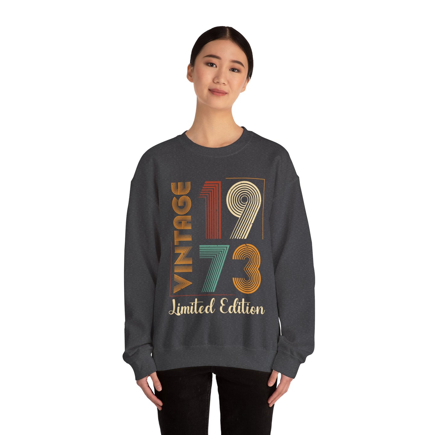 1973 Sweatshirt Vintage Graphic Pullover Sweater Birthday Gifts For Dad Limited Edition