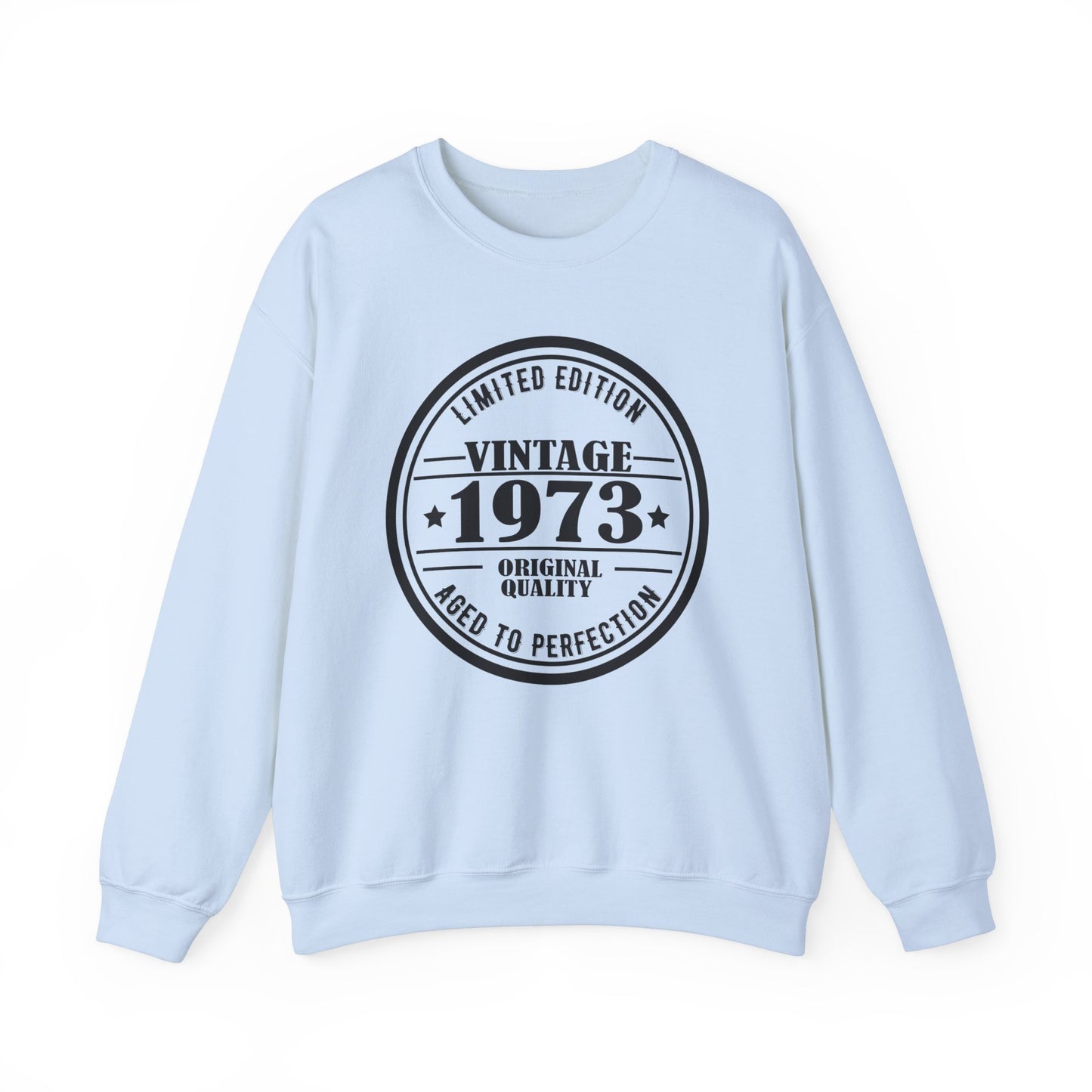1973 Sweatshirt Vintage Graphic Pullover Sweater Birthday Gifts For Dad | Aged To Perfection