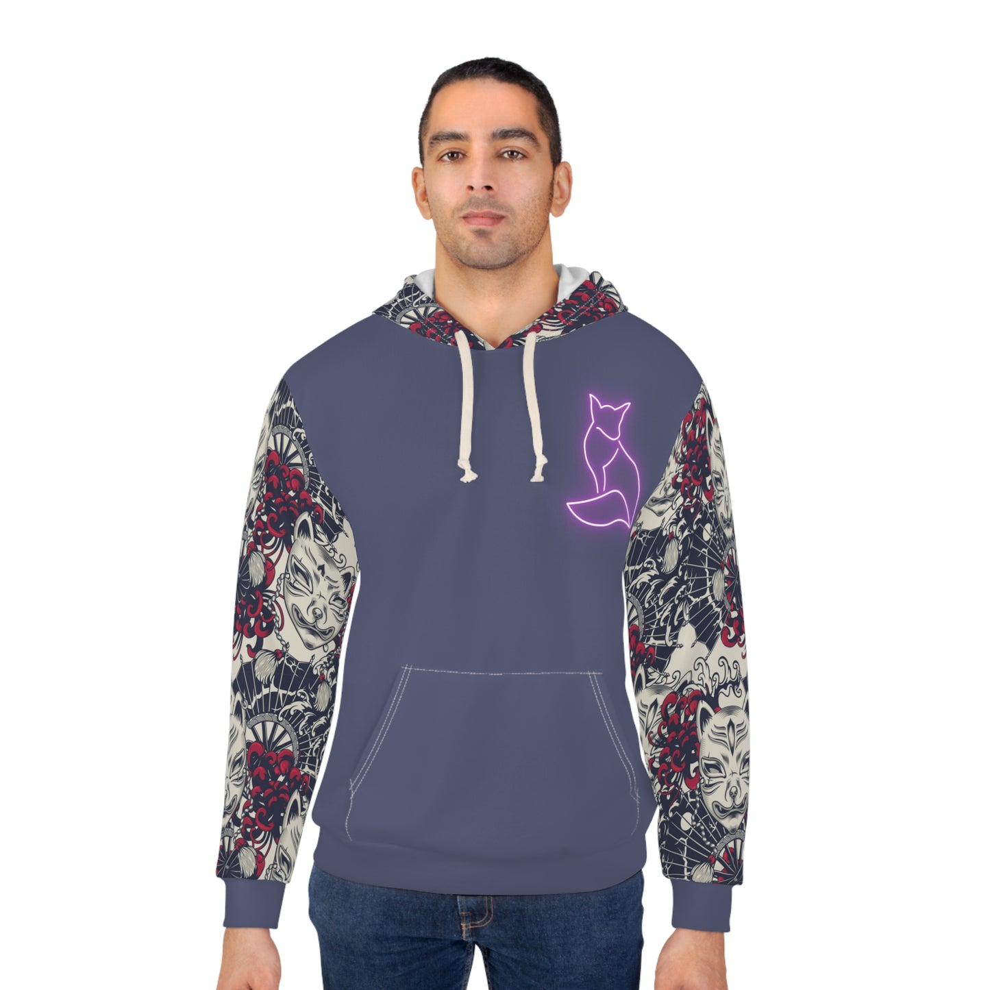 Copy of Japanese Hoodie, Unisex Pullover Hoodie, Japan Art All Over Print Hoodie, Aesthetic Gift For Her,Anime Hooded Sweatshirt Gift For Ga