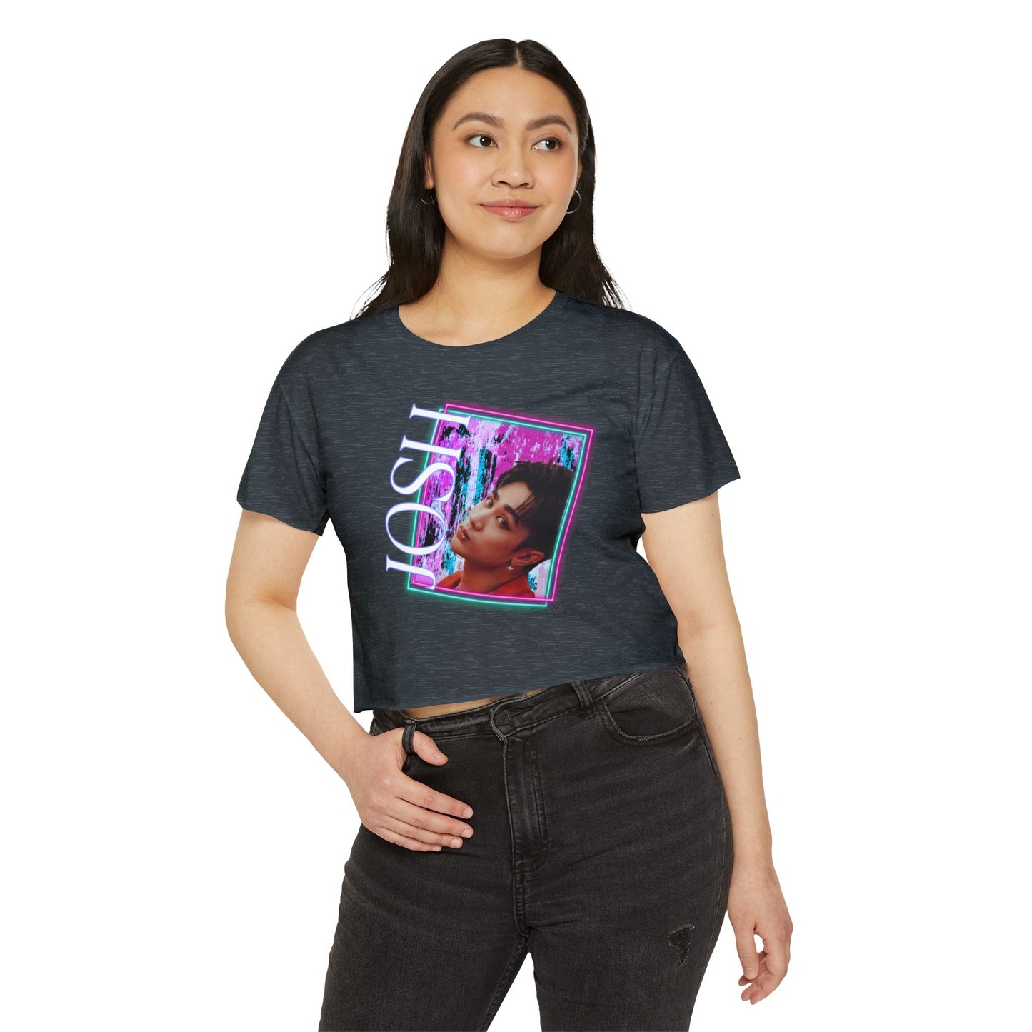 P-Pop Sb19 Josh Crop Top, Filipino Gifts For Sisters, Pinoy Pop Concert T-Shirt Croptop TShirt Merch Ppop Rise