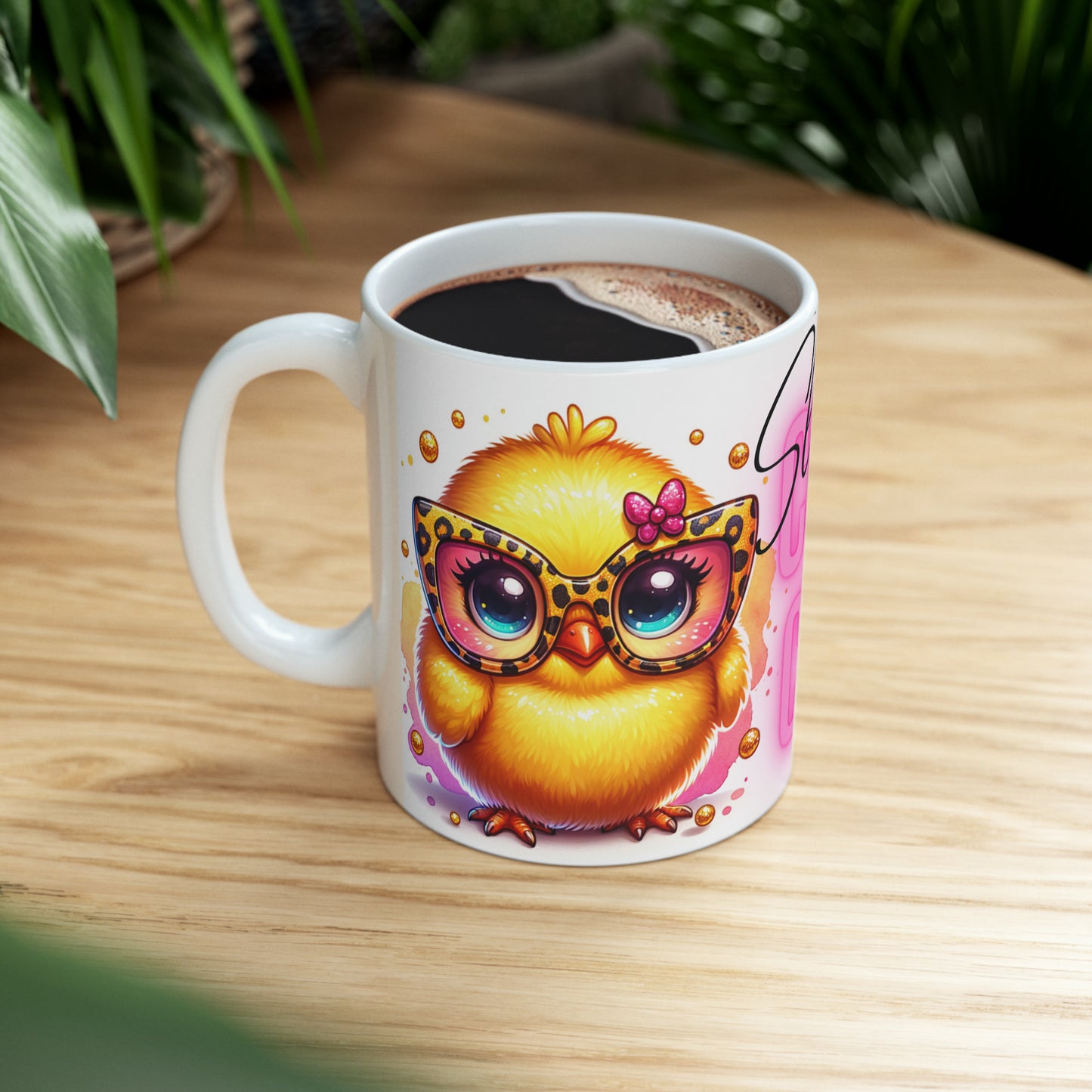 Slick Chick Coffee Mug, Customized Ceramic Mug 11oz, Chicken Gifts For Coffee Lovers, Cute Gift For Mom