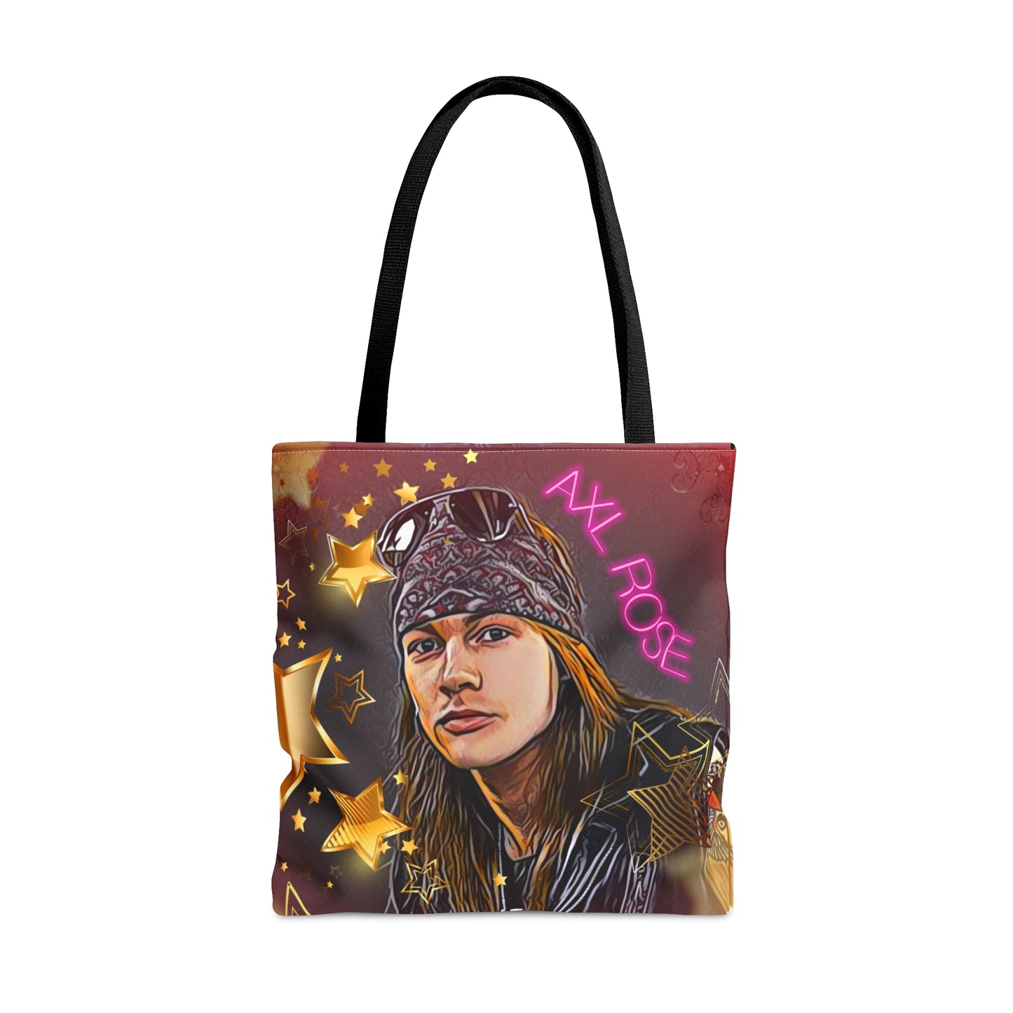 80s Rock Band MaroonTote Bag - Celestial Design For Women