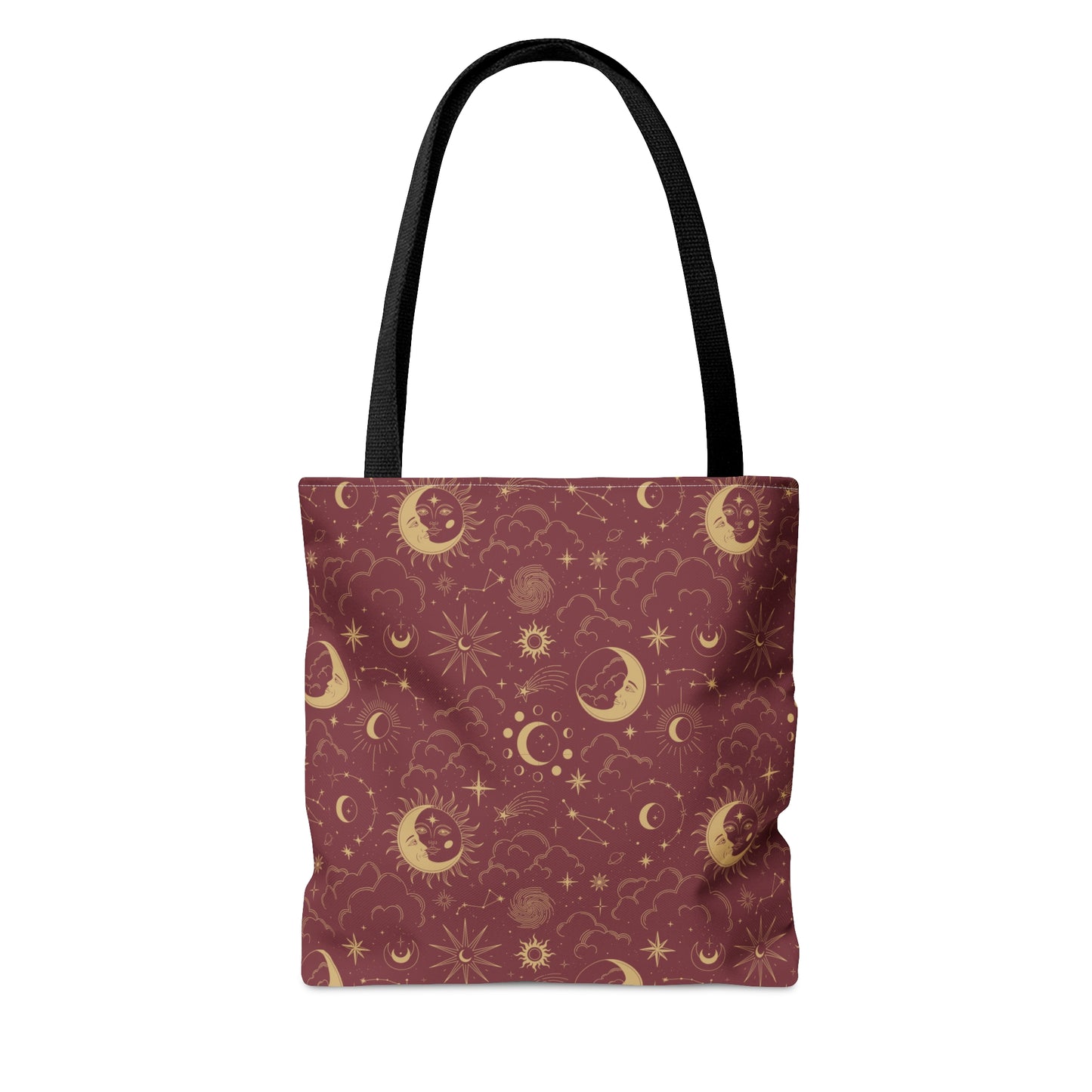 80s Rock Band MaroonTote Bag - Celestial Design For Women
