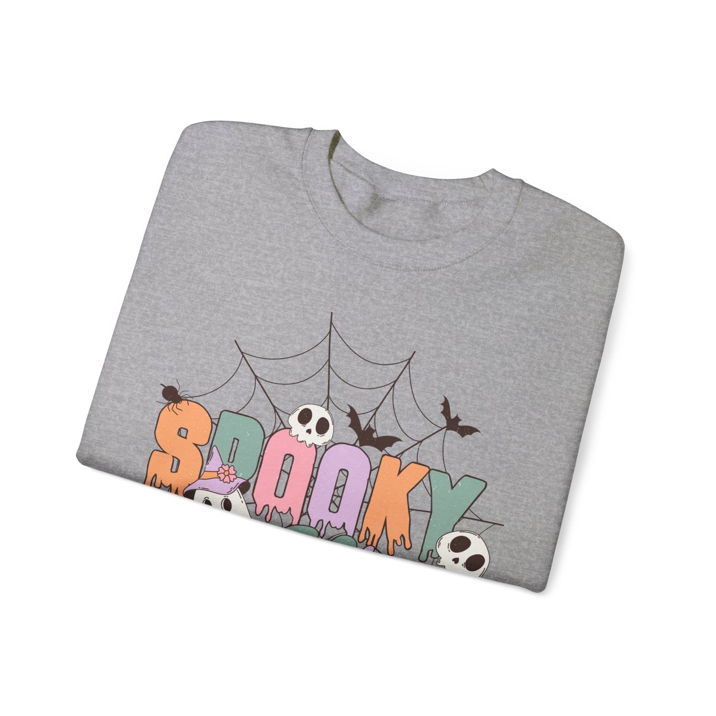 Fall Sweatshirt Halloween Graphic Pullover Sweater | Autumn Gifts For Mom Pastel Gift For Her | Spooky Vibes