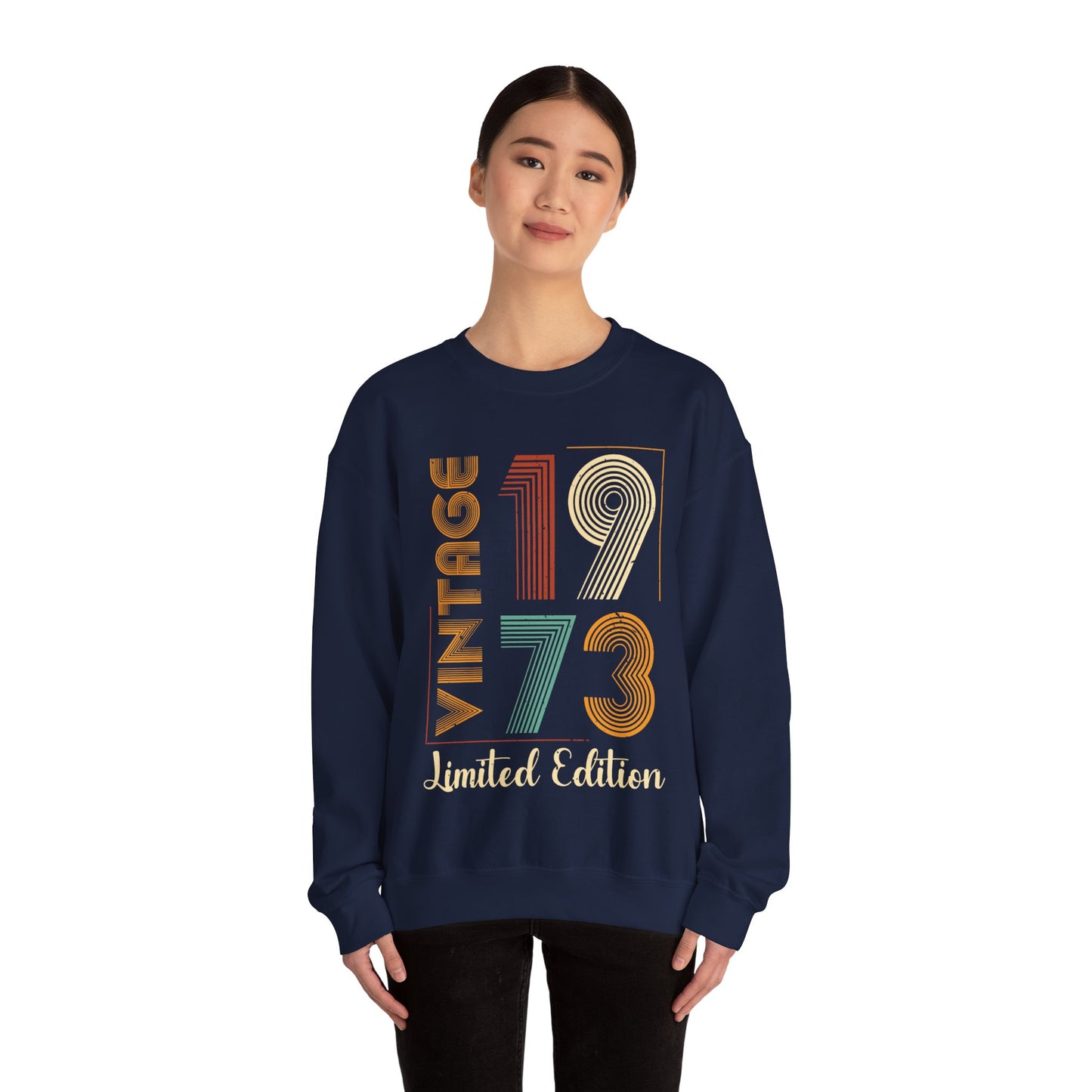 1973 Sweatshirt Vintage Graphic Pullover Sweater Birthday Gifts For Dad Limited Edition