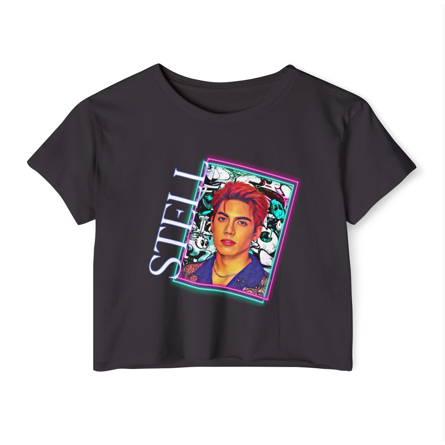 P-Pop SB19 Stell Bias Crop Top, Filipino Gifts For Sisters, Pinoy Pop Concert T-Shirt Croptop TShirt Merch Ppop Rise