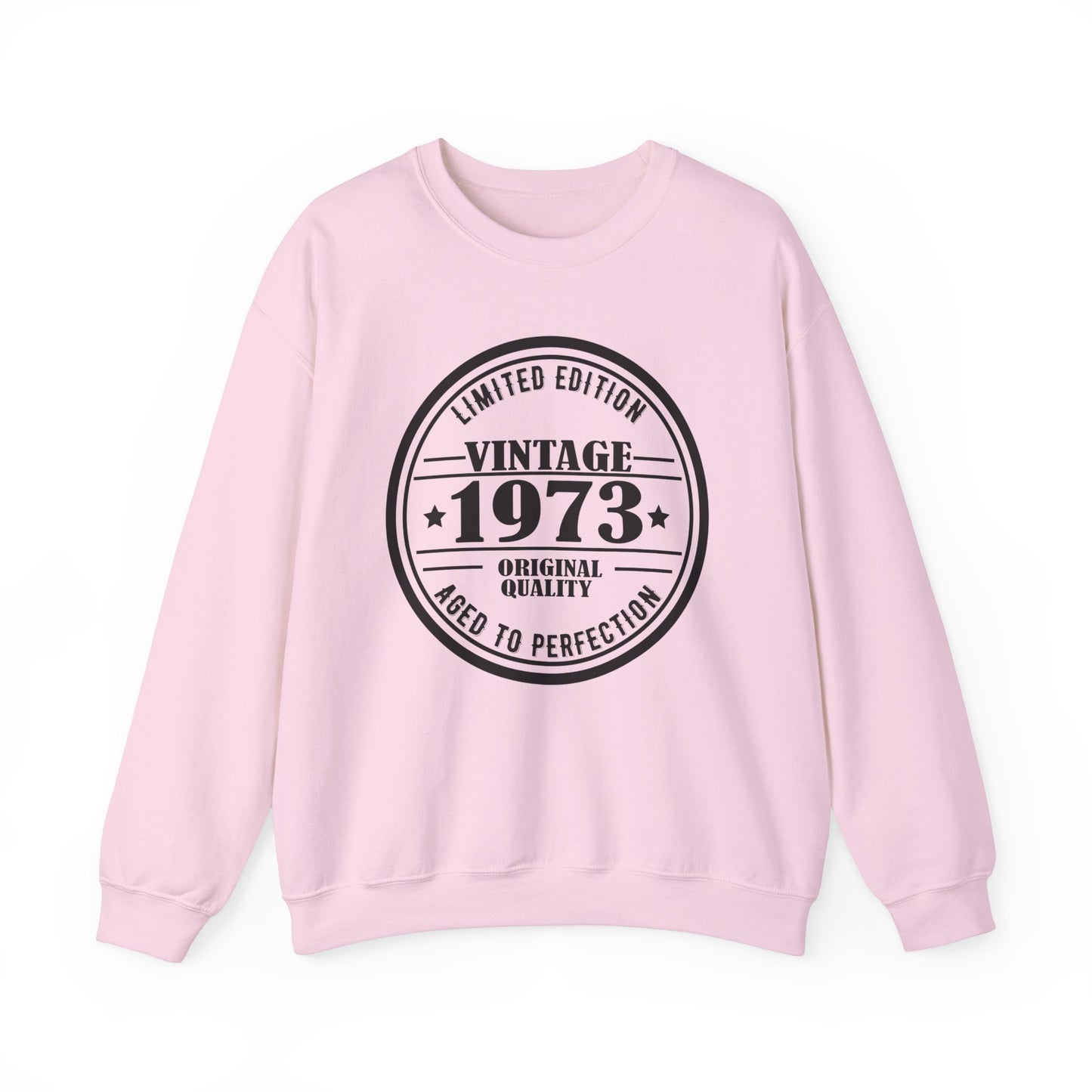 1973 Sweatshirt Vintage Graphic Pullover Sweater Birthday Gifts For Dad | Aged To Perfection