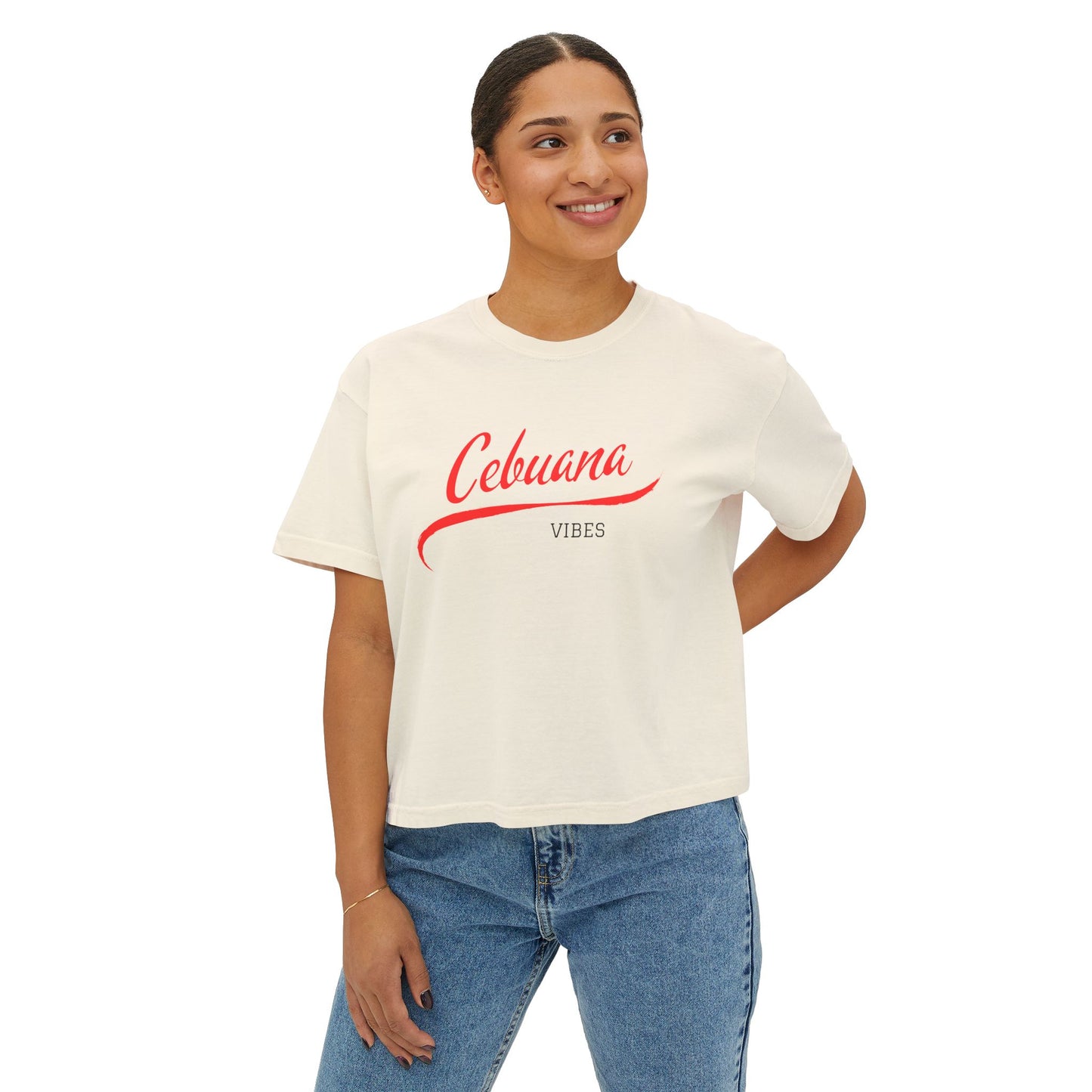 Philippines Graphic Tee, Boxy Croptop, Pinoy Shirt, Casual Crop Top, Filipino Gift for Her,, Comfort Colors Tshirt, Cebuana