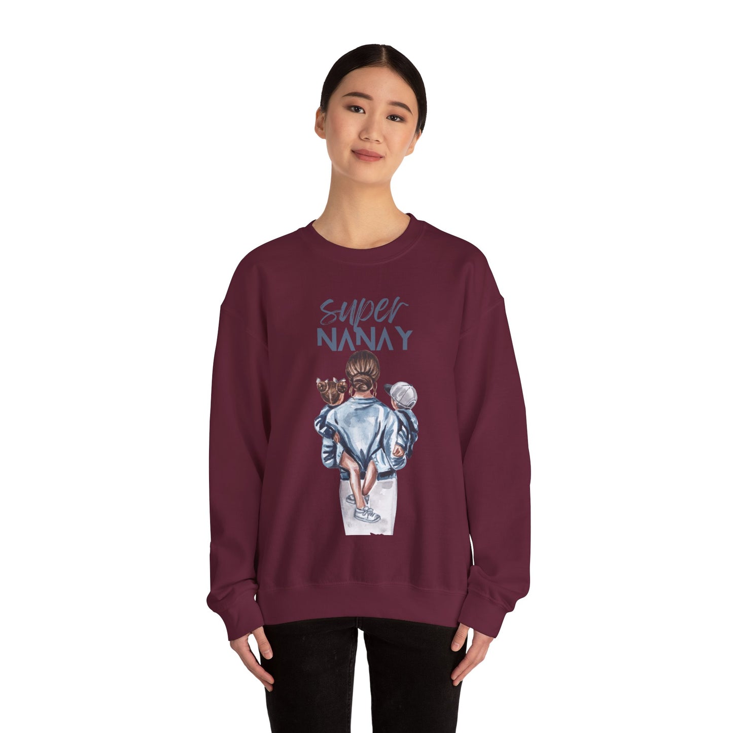 Filipino Sweatshirt Pinoy Pullover Sweater | Philippine Gifts For Mom | Tagalog - Super Nanay