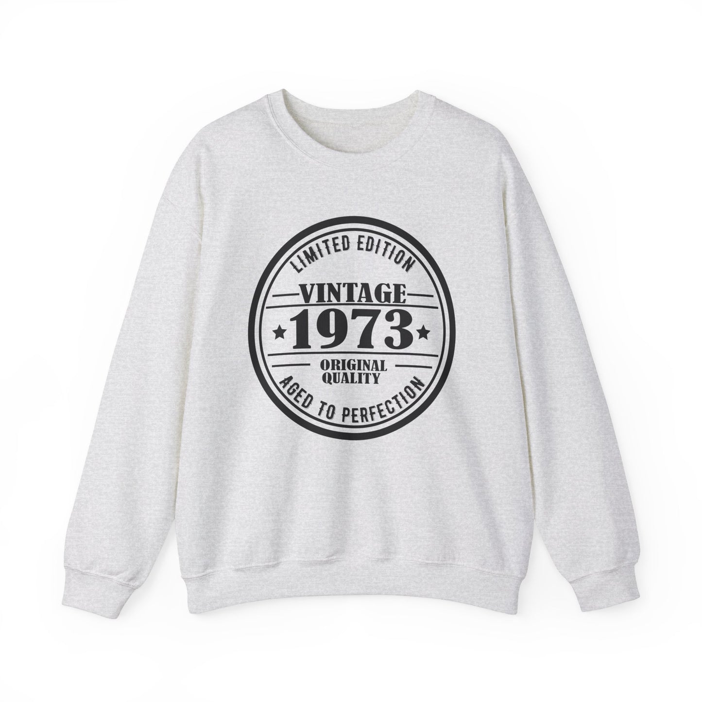 1973 Sweatshirt Vintage Graphic Pullover Sweater Birthday Gifts For Dad | Aged To Perfection