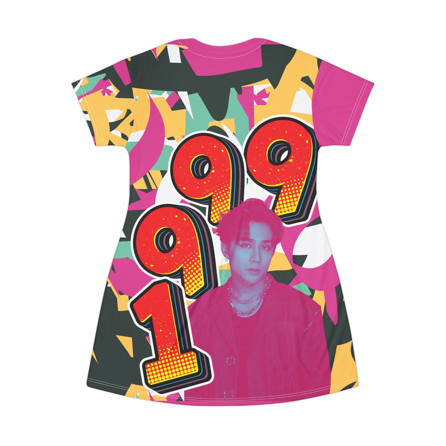 P-pop Sb19 Josh T Shirt Dress, Pinoy T-Shirt Short Dress Casual Summer Outfits Filipino Gift For Fangirl