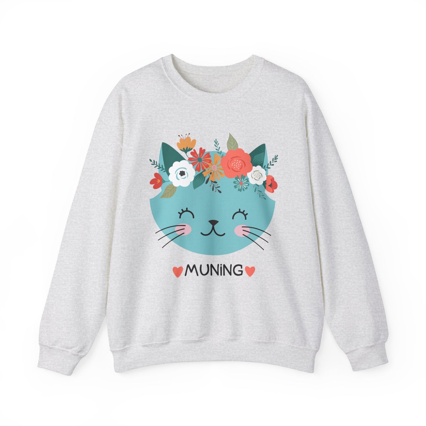 Filipino Sweatshirt Pinoy Pullover Sweater | Philippine Gifts For Cat Lovers | Tagalog - Muning