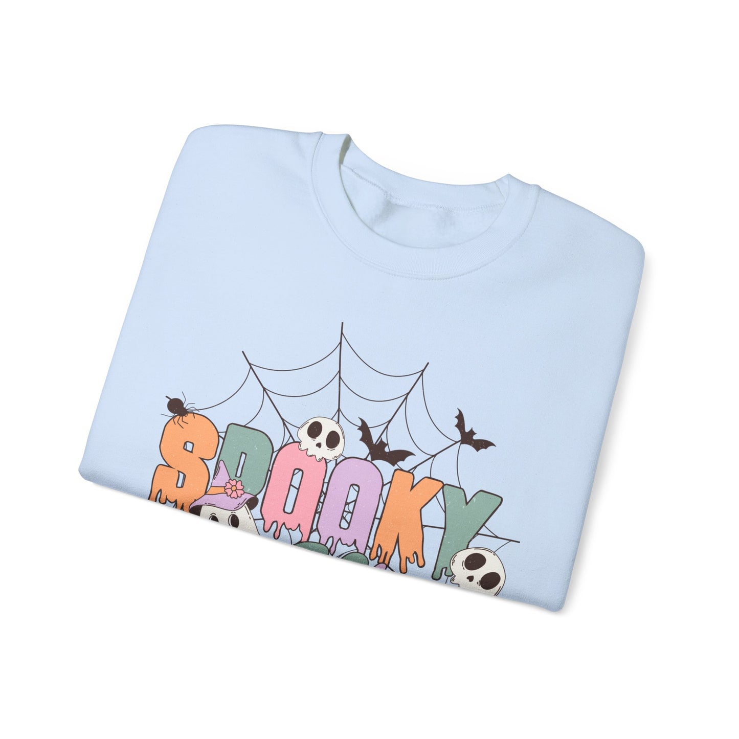 Fall Sweatshirt Halloween Graphic Pullover Sweater | Autumn Gifts For Mom Pastel Gift For Her | Spooky Vibes