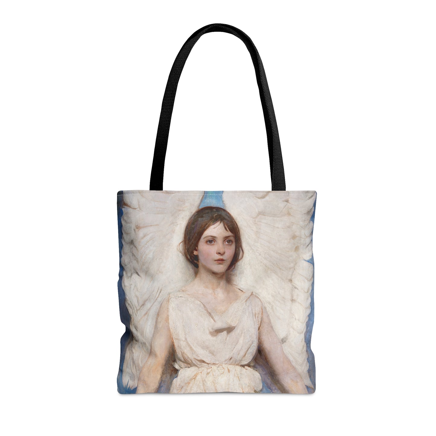 Angel Tote Bag,Art Tote Bag For Women,Canvas Tote Bag Aesthetic,Reusable Grocery Bag,Library Book Bag For School,Vintage Tote Bag