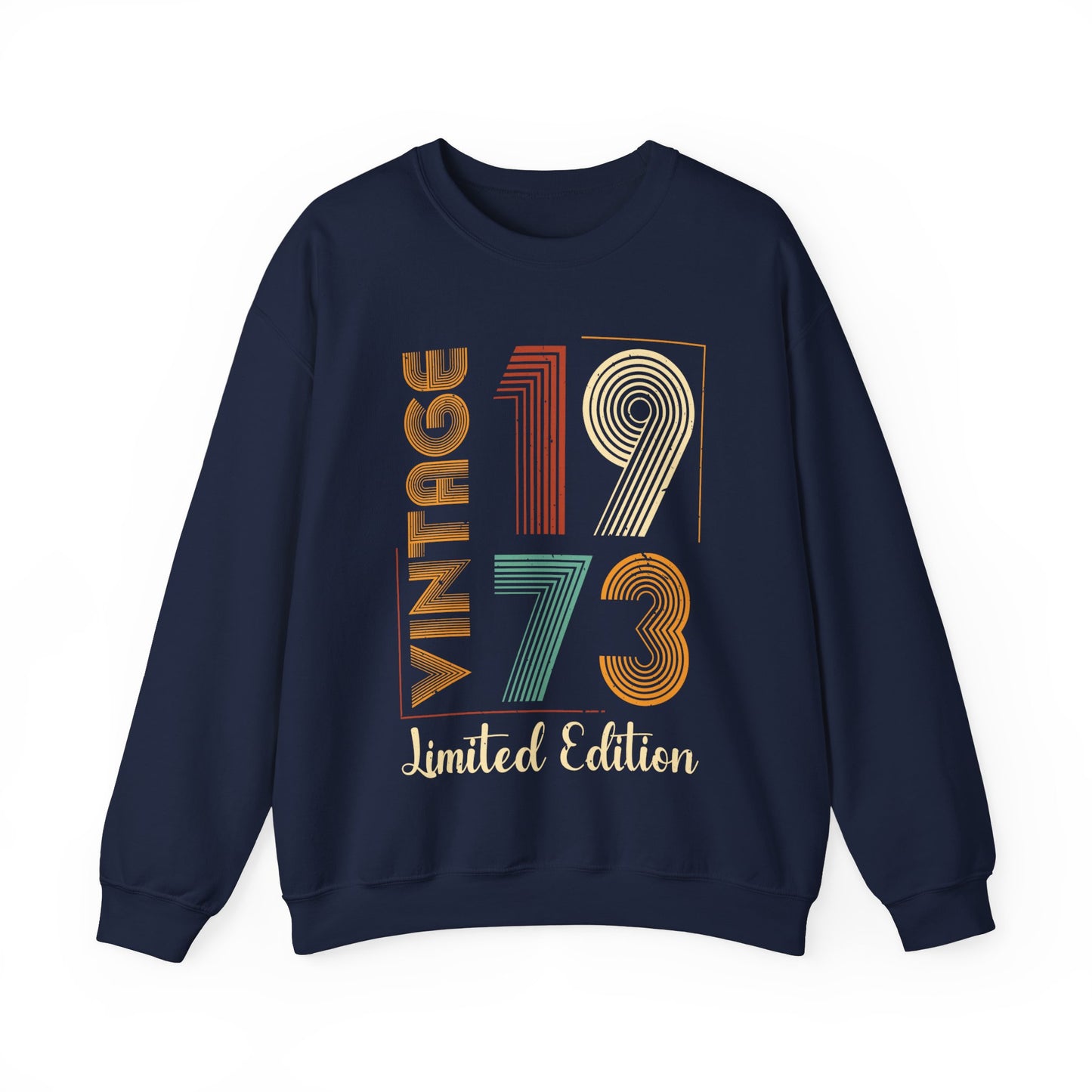 1973 Sweatshirt Vintage Graphic Pullover Sweater Birthday Gifts For Dad Limited Edition