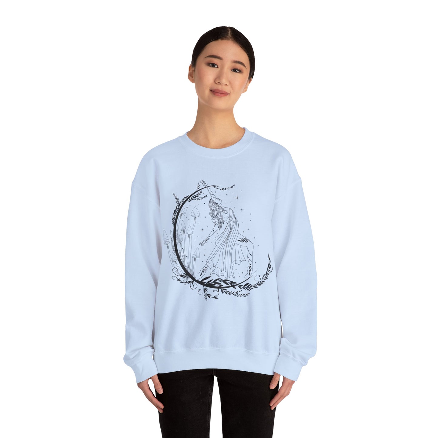 Boho Sweatshirt Moon Graphic Pullover Sweater | Feminist Gifts For Women | Feminism Protest Empowerment Outfit
