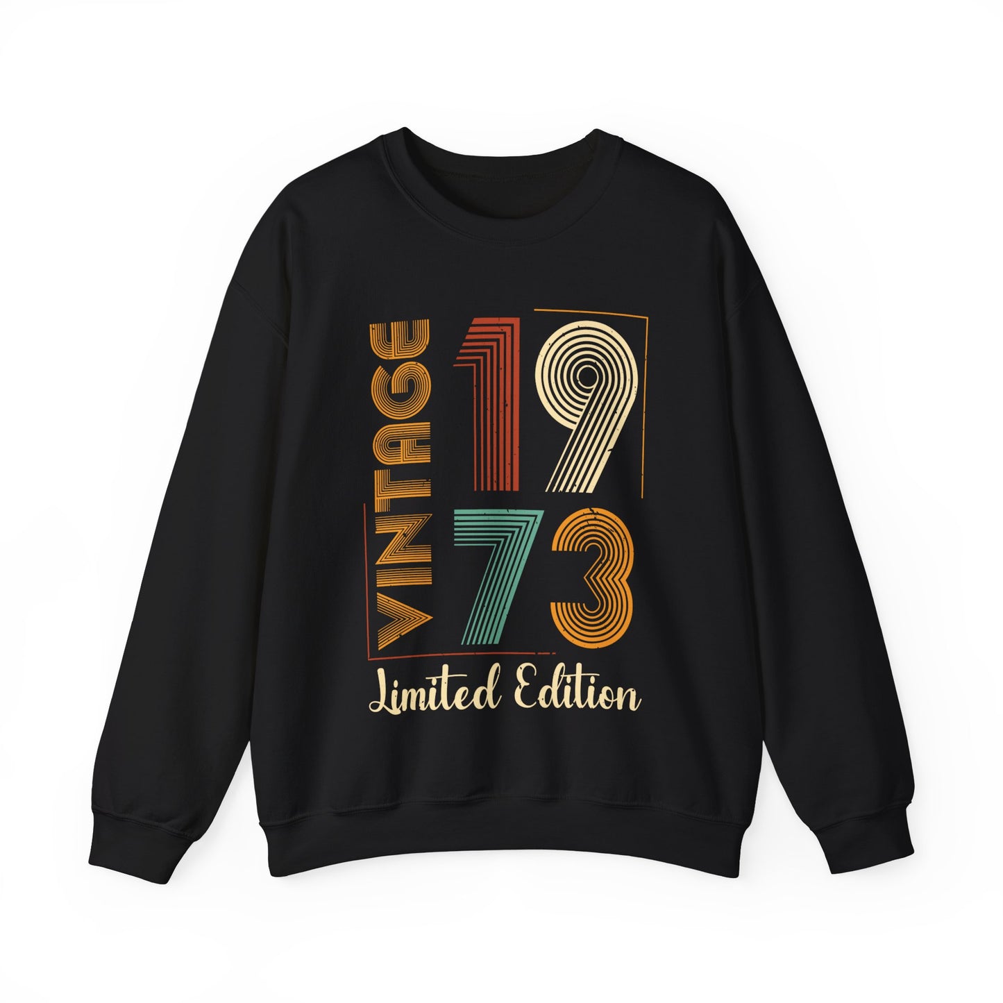 1973 Sweatshirt Vintage Graphic Pullover Sweater Birthday Gifts For Dad Limited Edition
