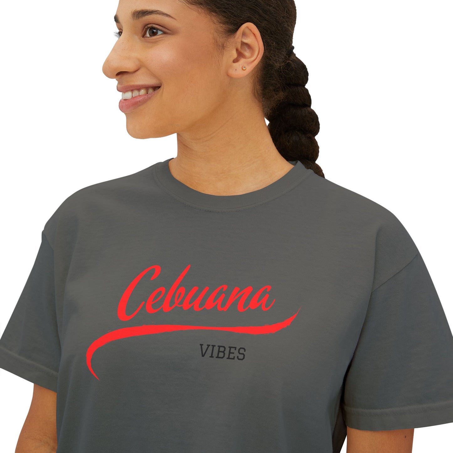 Philippines Graphic Tee, Boxy Croptop, Pinoy Shirt, Casual Crop Top, Filipino Gift for Her,, Comfort Colors Tshirt, Cebuana