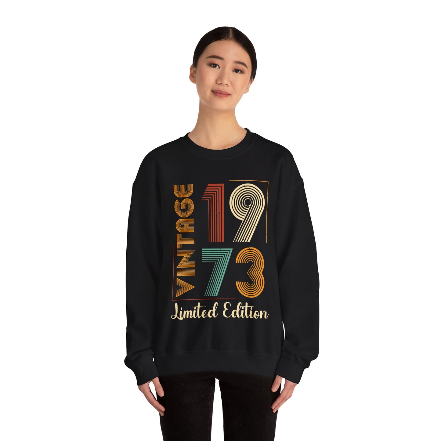 1973 Sweatshirt Vintage Graphic Pullover Sweater Birthday Gifts For Dad Limited Edition