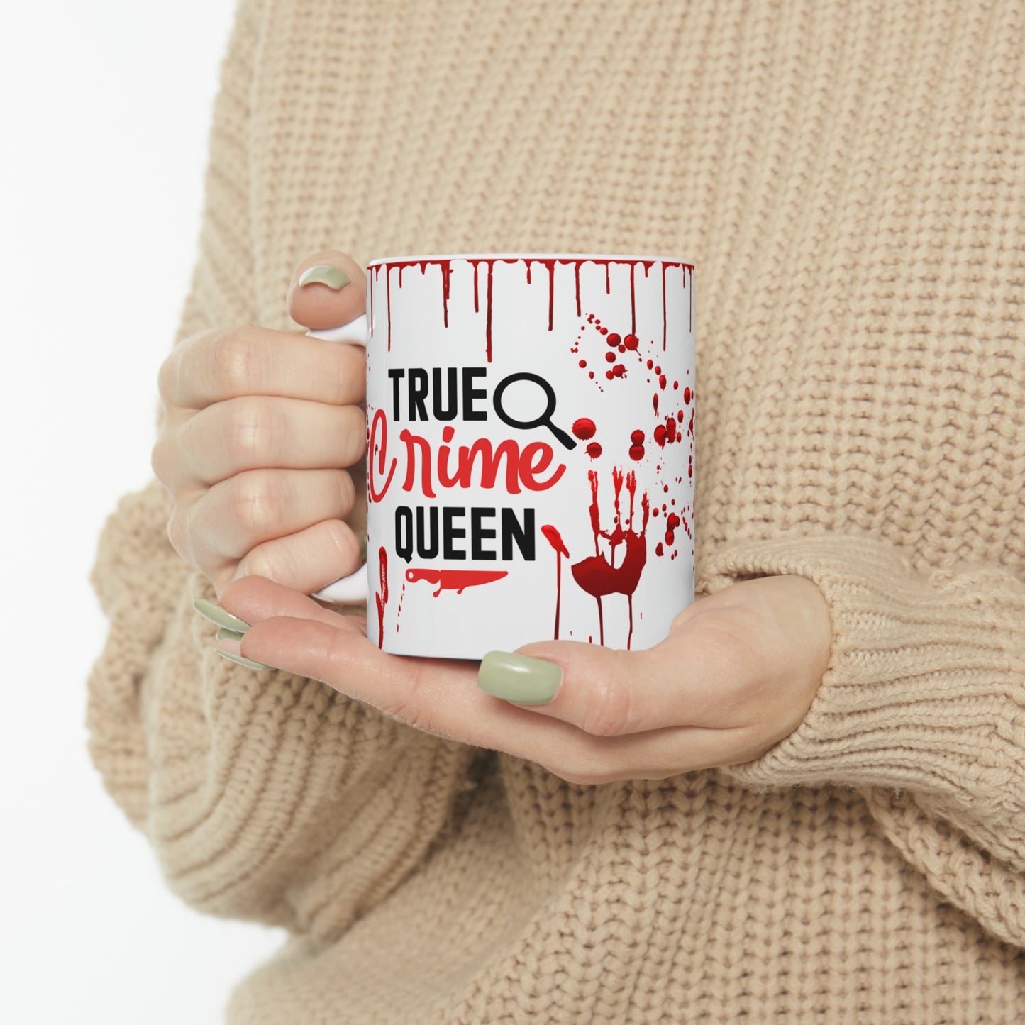 TV Coffee Mug | Drama Ceramic Mug 11oz | Funny Gift For Mom | True Crime Queen
