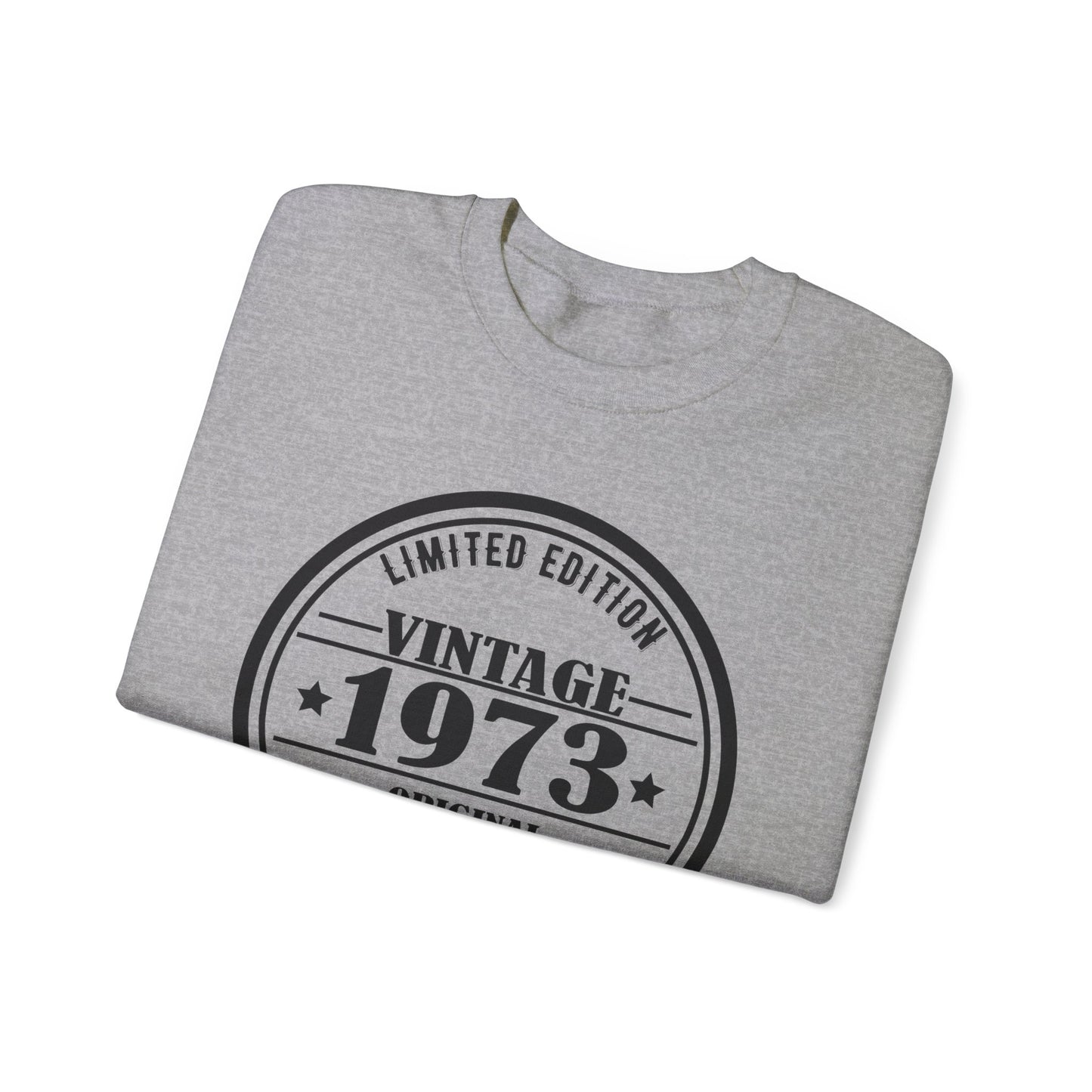 1973 Sweatshirt Vintage Graphic Pullover Sweater Birthday Gifts For Dad | Aged To Perfection