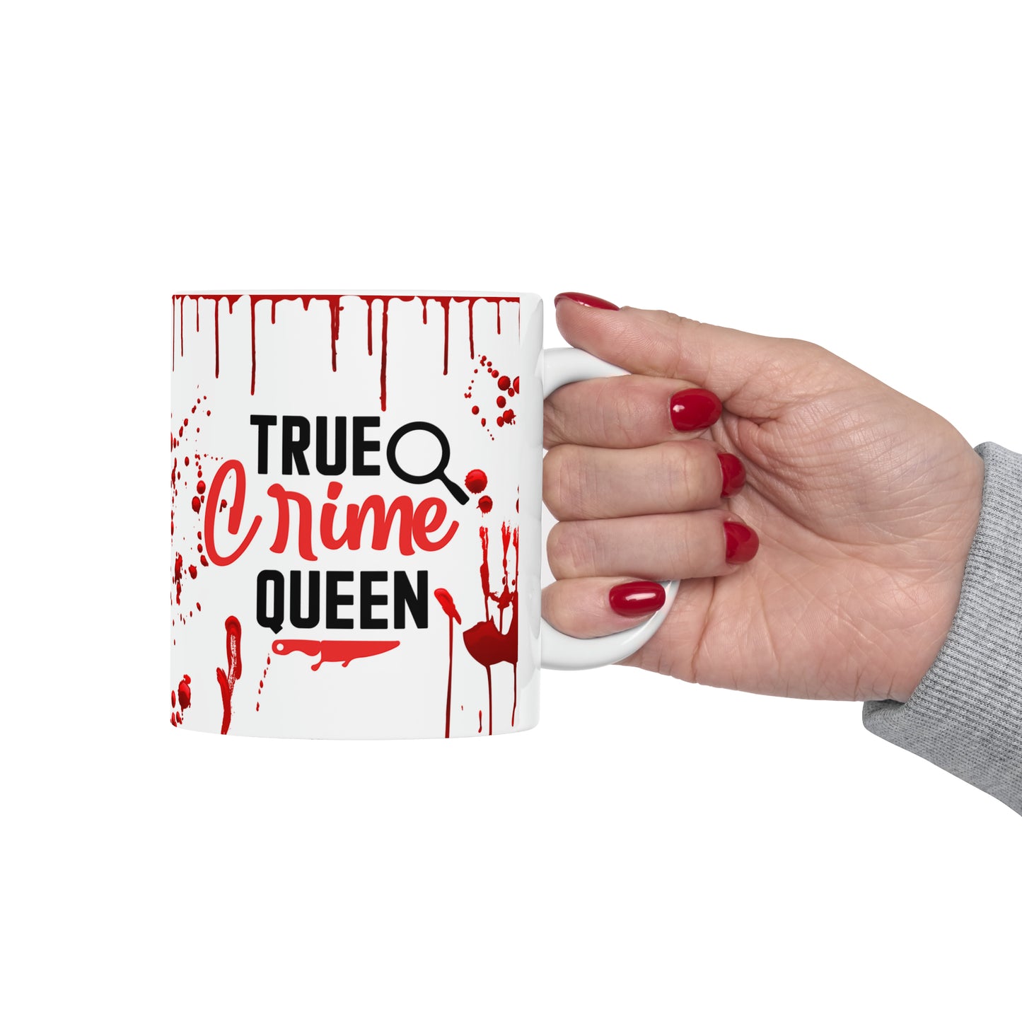 TV Coffee Mug | Drama Ceramic Mug 11oz | Funny Gift For Mom | True Crime Queen