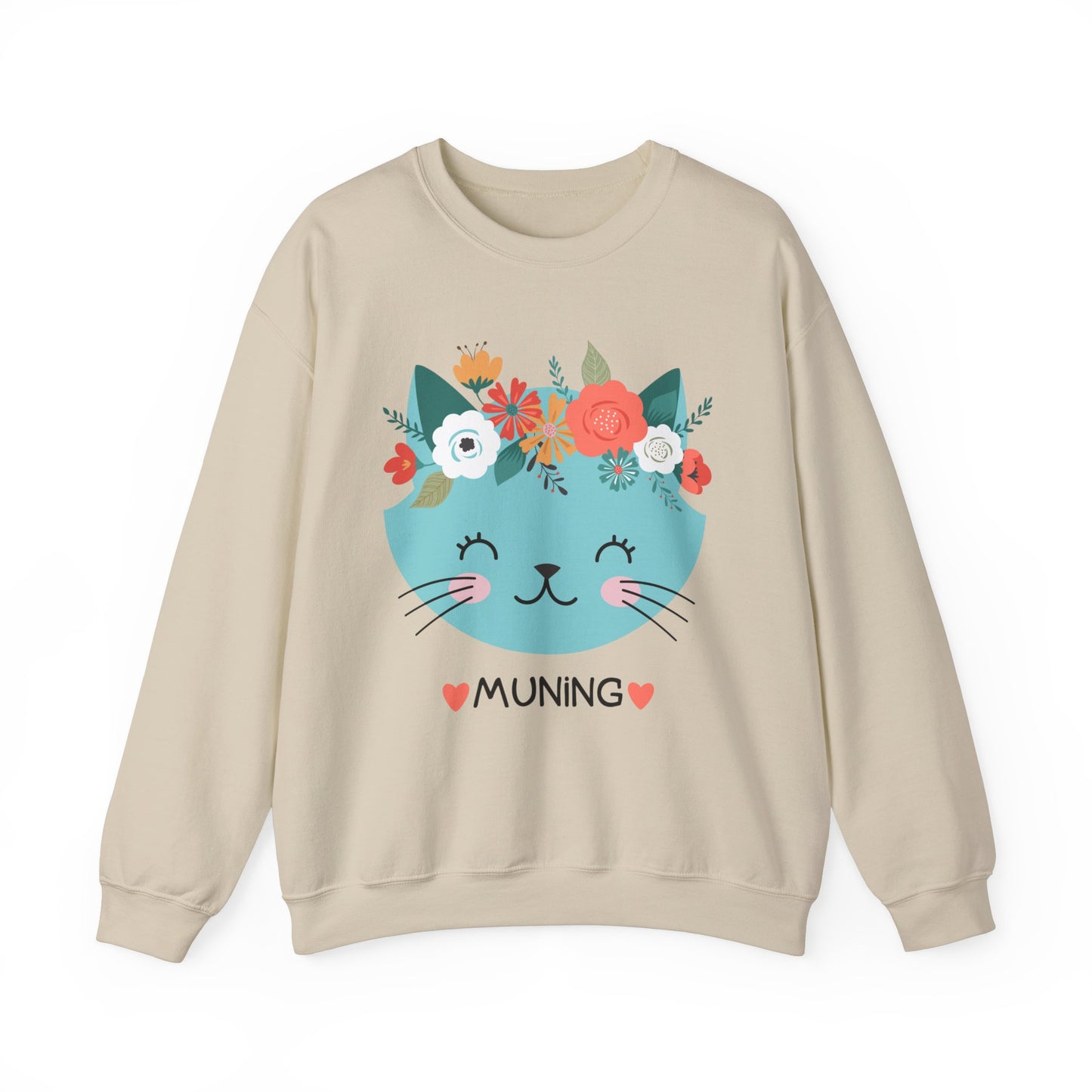Filipino Sweatshirt Pinoy Pullover Sweater | Philippine Gifts For Cat Lovers | Tagalog - Muning