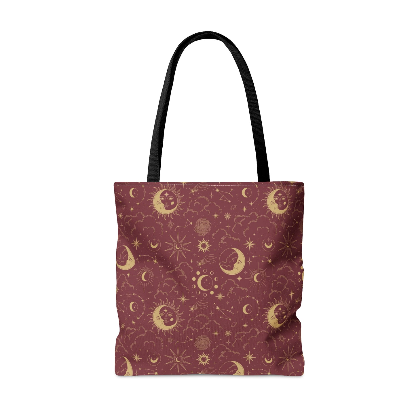 80s Rock Band MaroonTote Bag - Celestial Design For Women