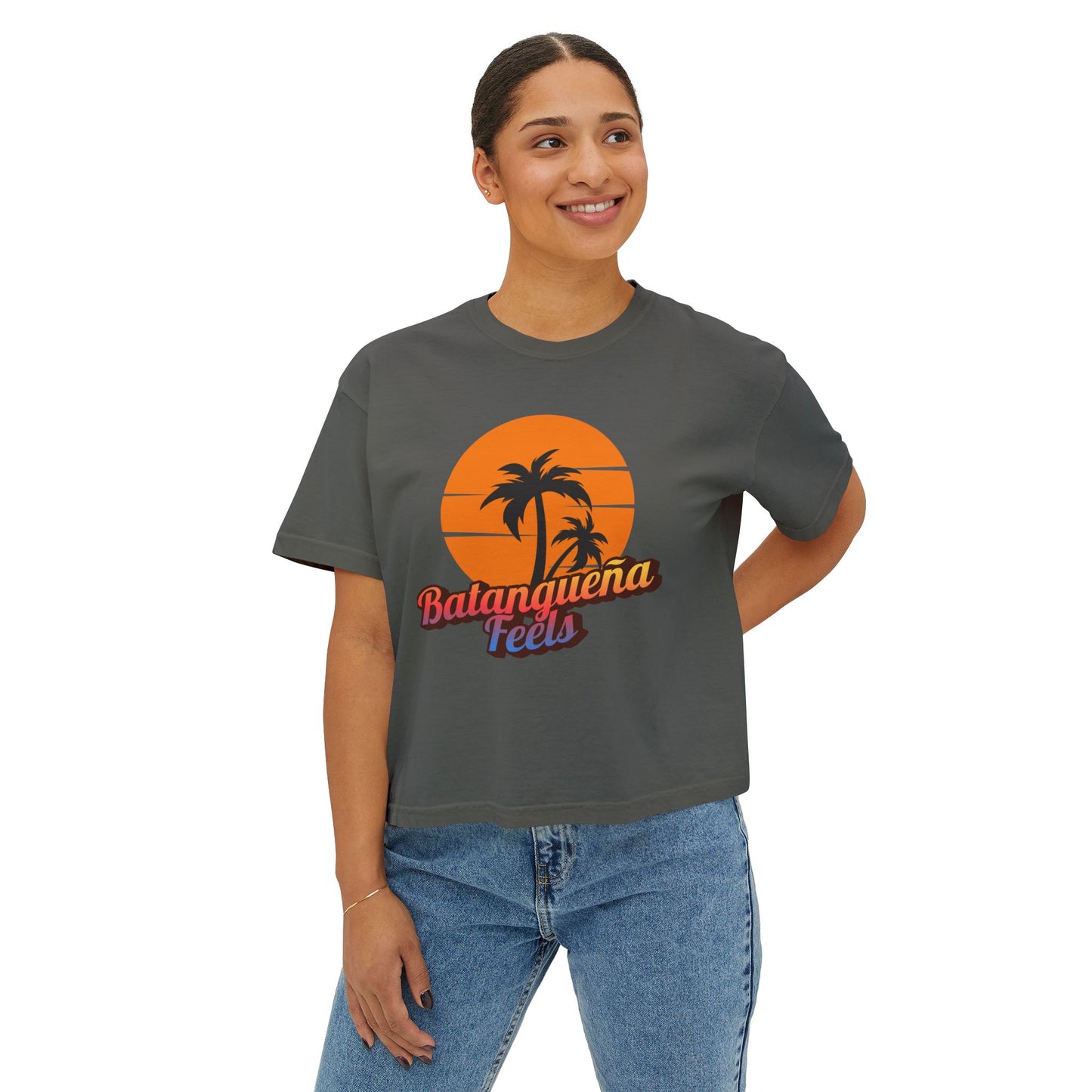 Philippines Graphic Tee, Boxy Croptop, Pinoy Shirt, Casual Crop Top, Filipino Gift for Her,, Comfort Colors Tshirt, Batàngas