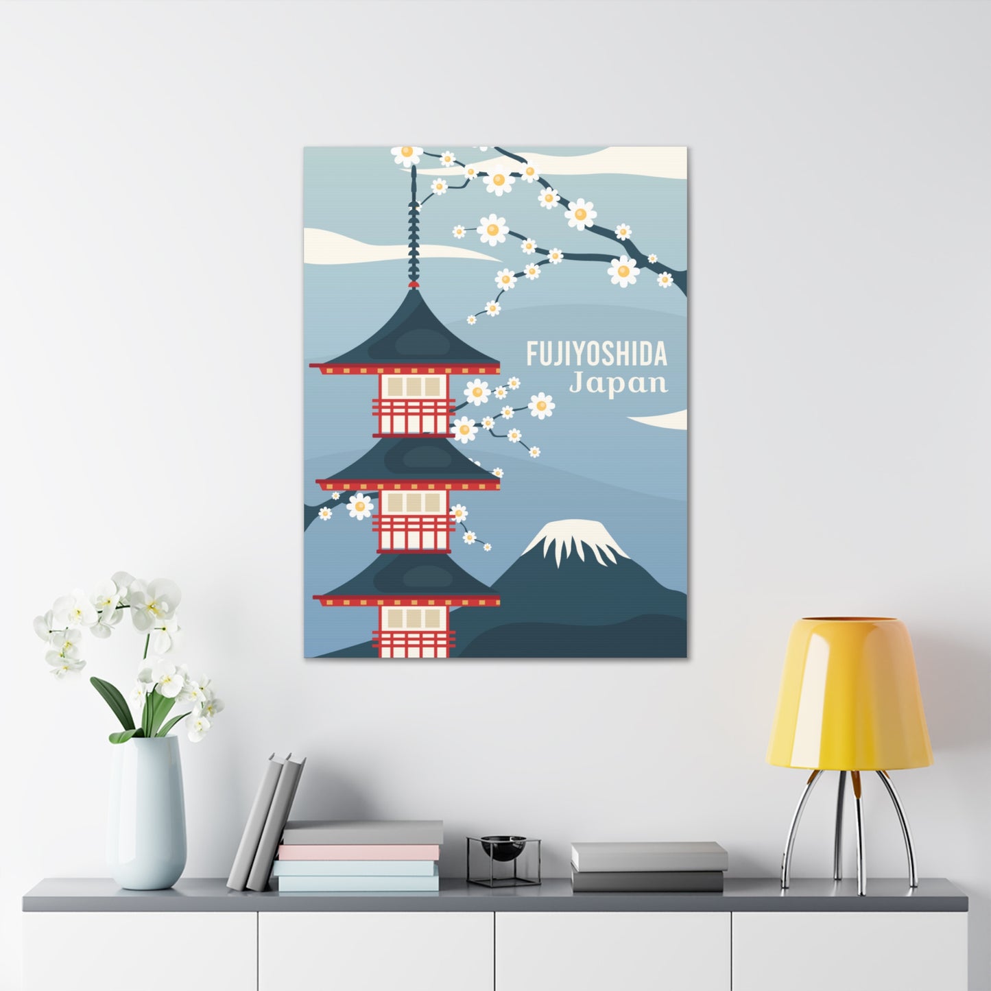 Japan Art,Japanese Wall Art Canvas Gallery Wrap 30x40 Asian Art,Housewarming Gift For Men