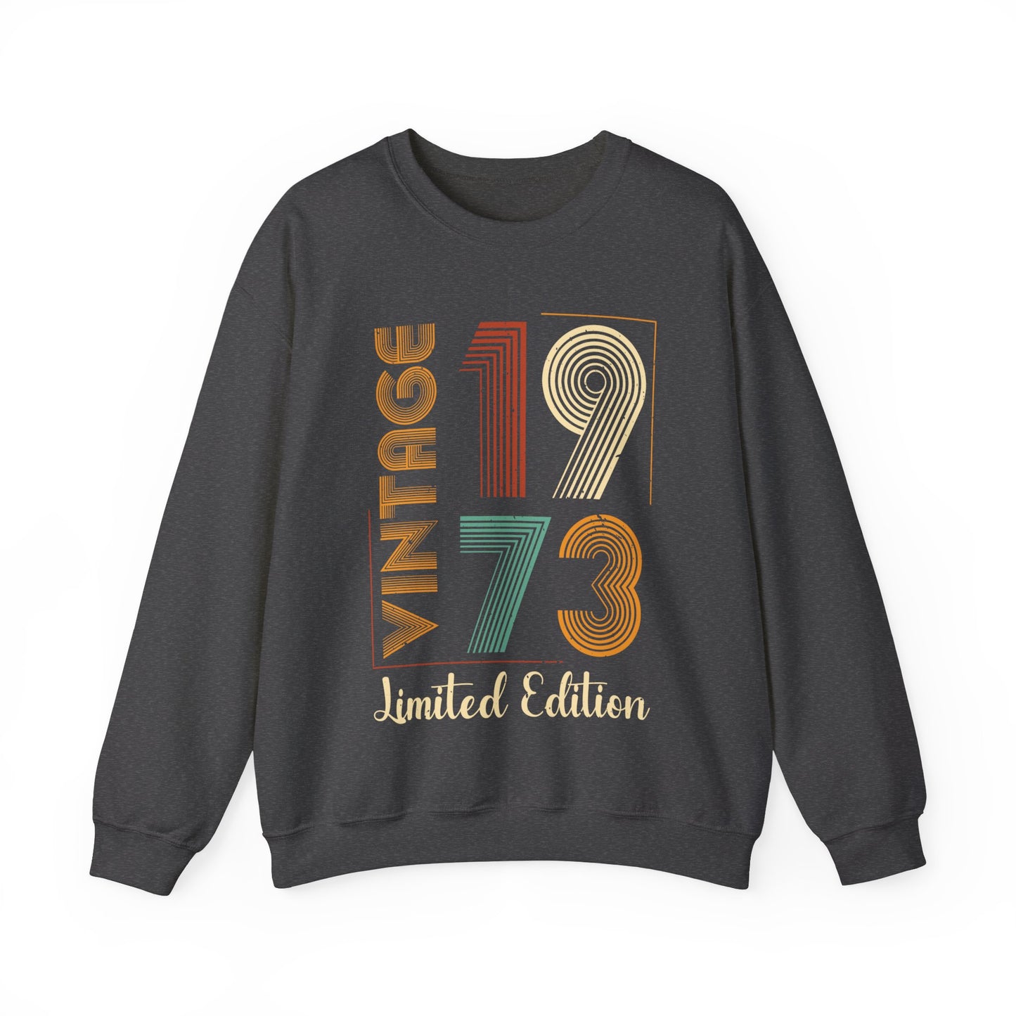 1973 Sweatshirt Vintage Graphic Pullover Sweater Birthday Gifts For Dad Limited Edition