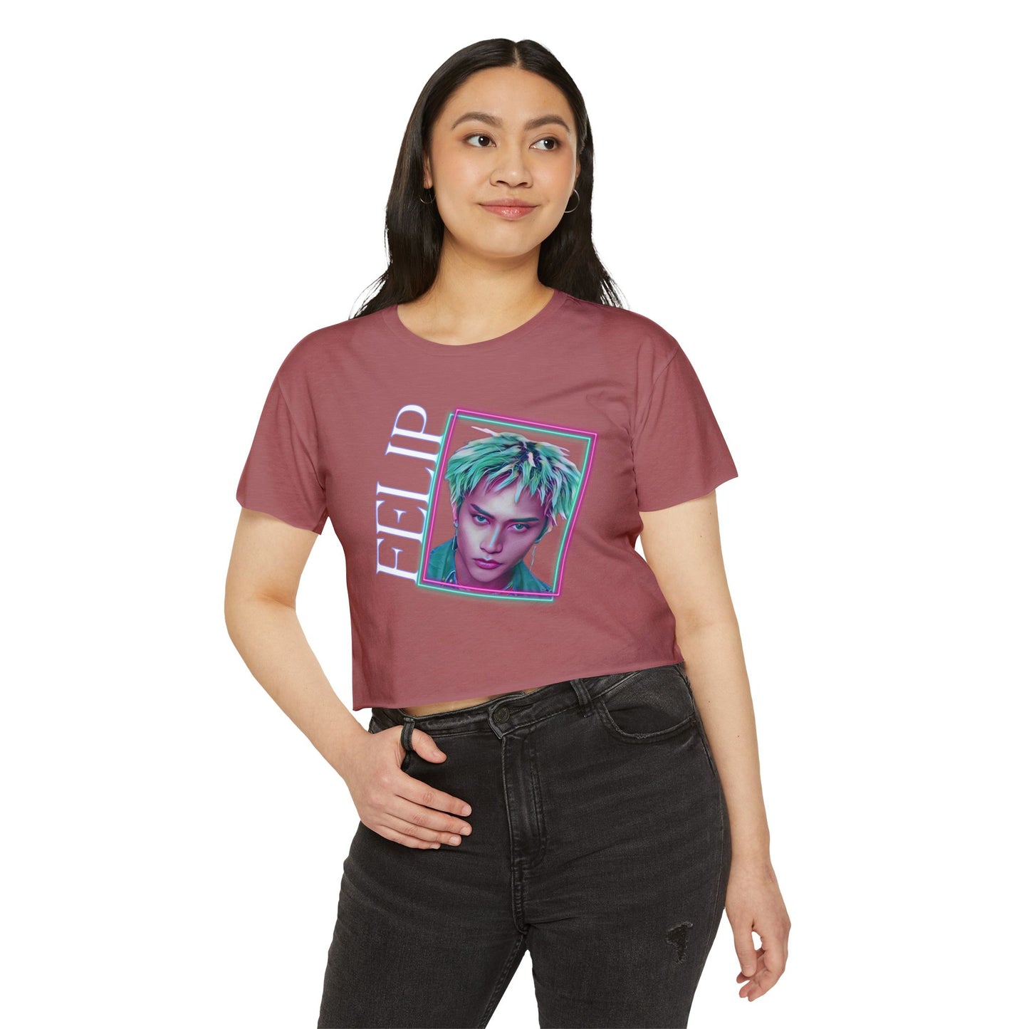 P-Pop Sb19 Felip Crop Top, Filipino Gifts For Sisters, Pinoy Pop Concert T-Shirt Croptop TShirt Merch Ppop Rise