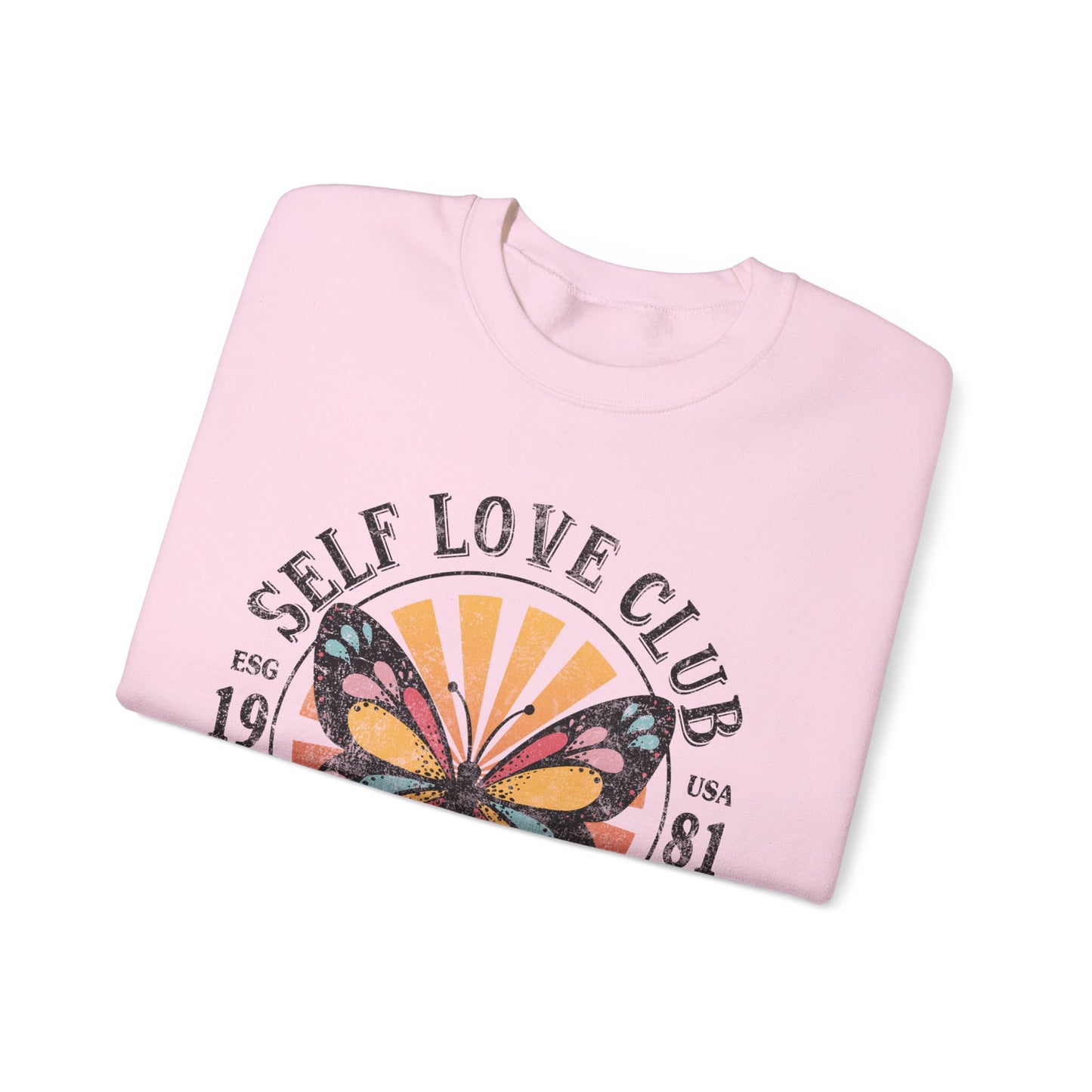 Butterfly Sweatshirt Floral Graphic Pullover Sweater | Motivational Gifts For Mom - Self Love Club
