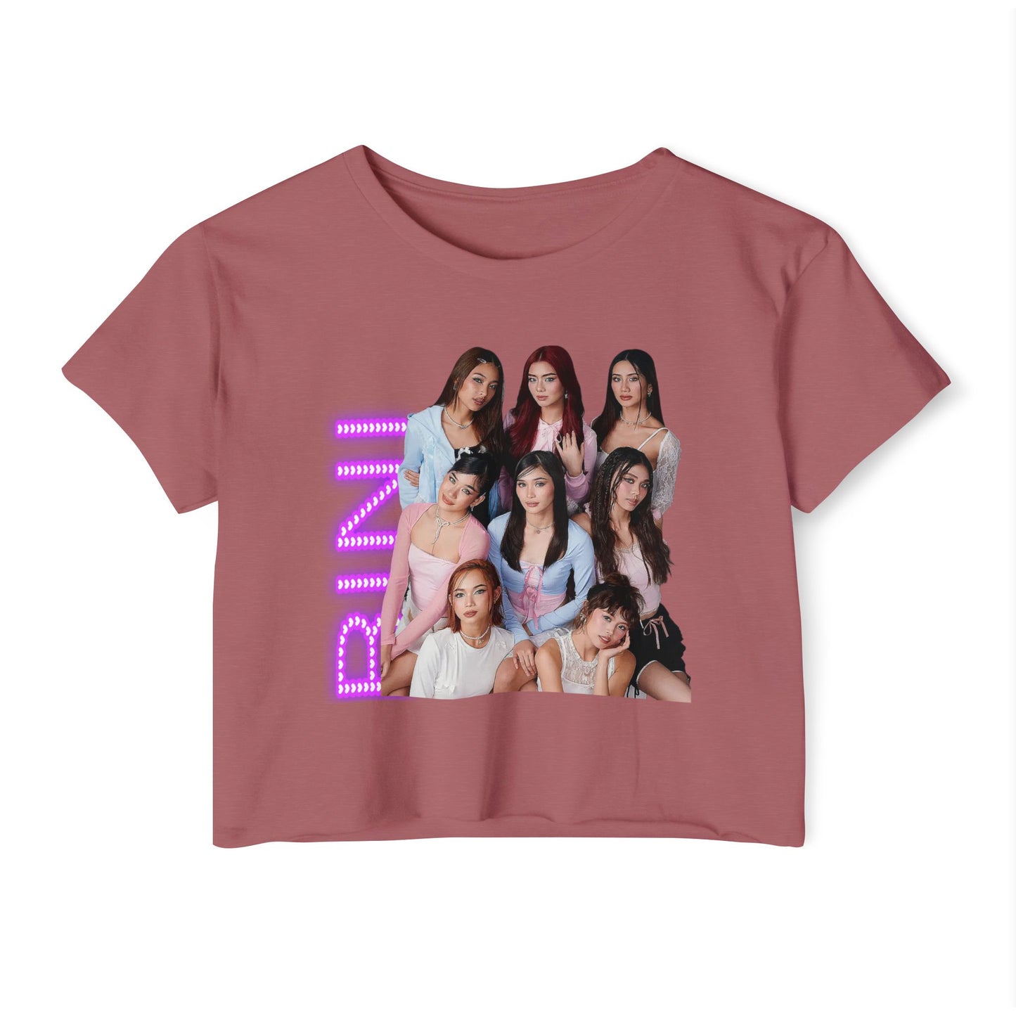 P-Pop Bini Crop Top, Filipino Gifts For Teens, Pinoy Pop Concert T-Shirt Croptop TShirt Merch Ppop Biniverse