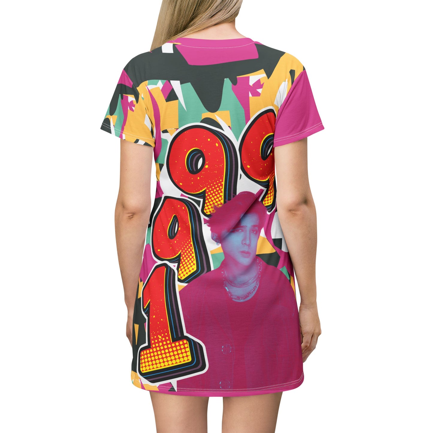 P-pop Sb19 Josh T Shirt Dress, Pinoy T-Shirt Short Dress Casual Summer Outfits Filipino Gift For Fangirl