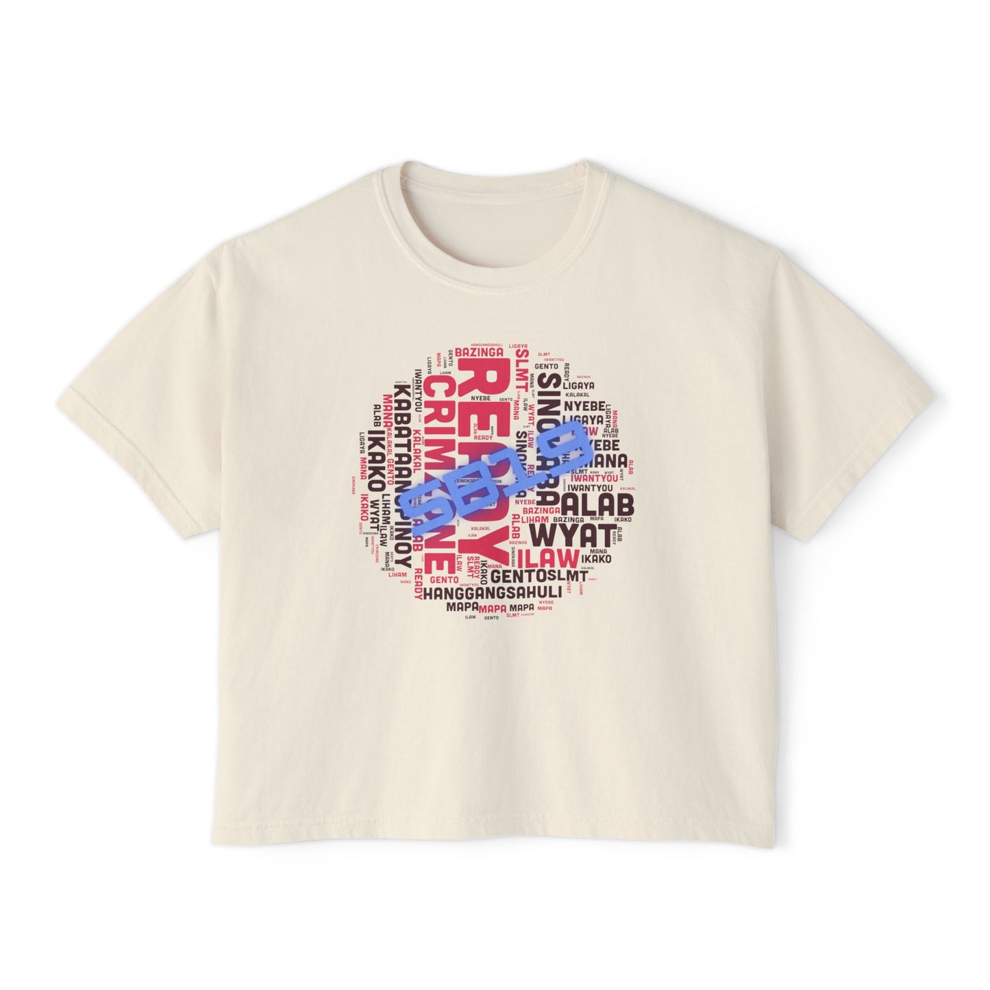 Sb19 Graphic Tee, Boxy Croptop, Pinoy Pop Shirt, Casual Crop Top, Filipino Gift for Her,, Comfort Colors Tshirt