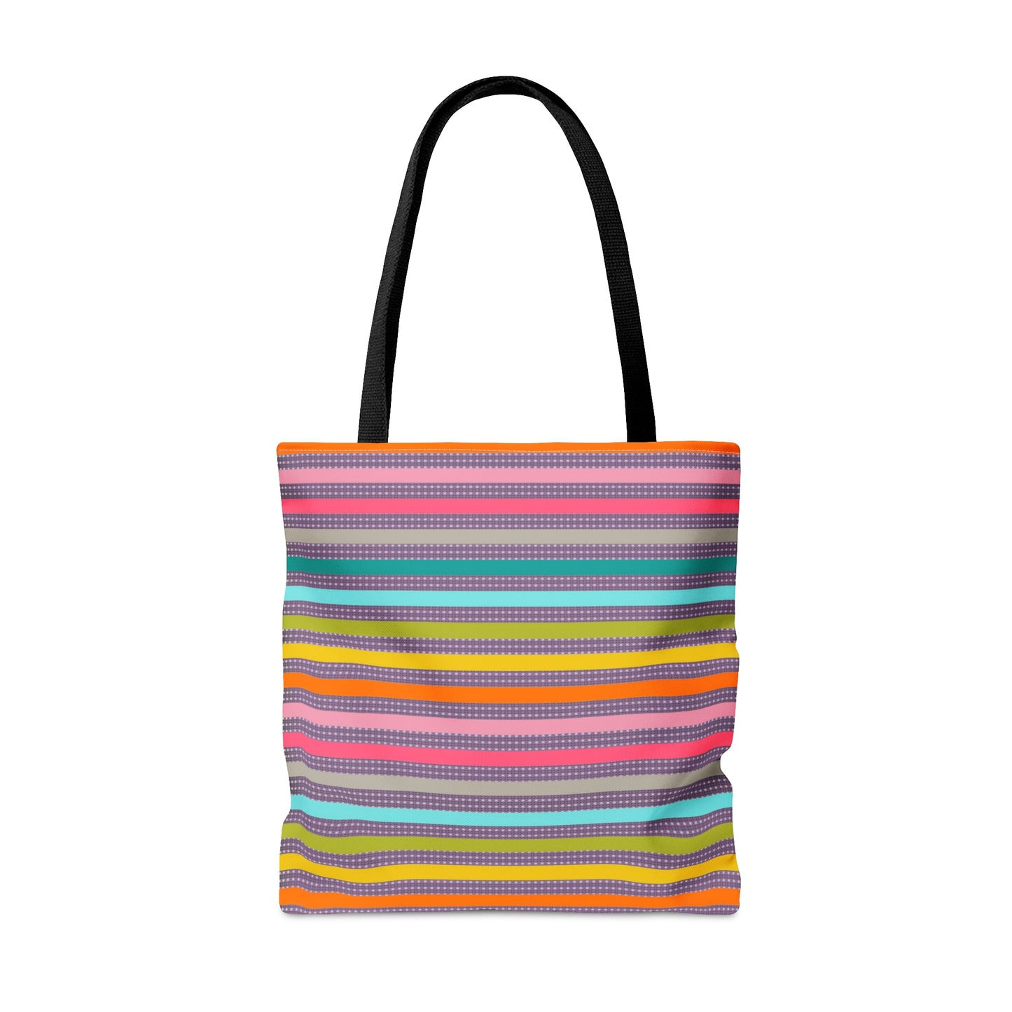 3 Cute Cats Tote Bag - Rainbow Pattern Design For Women