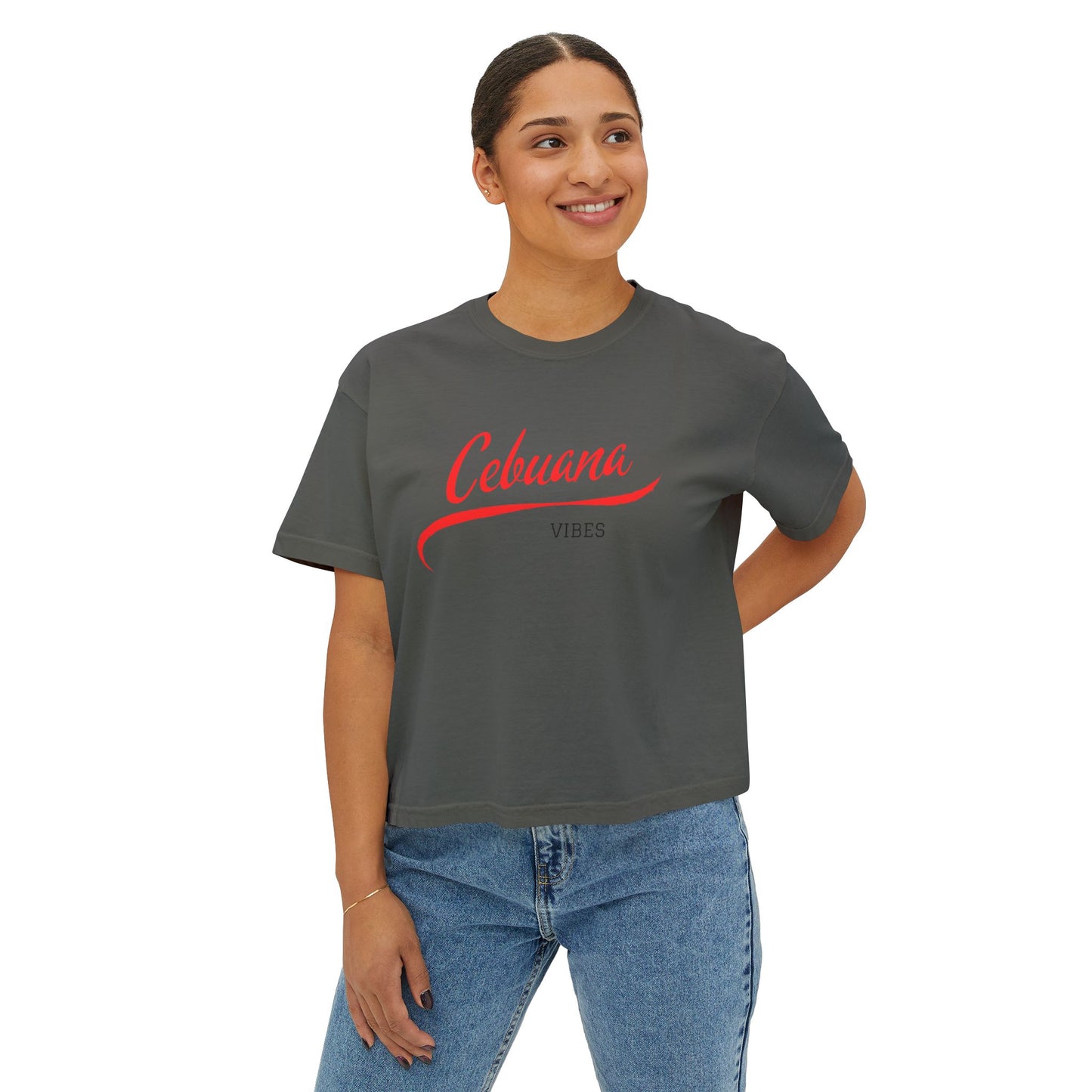 Philippines Graphic Tee, Boxy Croptop, Pinoy Shirt, Casual Crop Top, Filipino Gift for Her,, Comfort Colors Tshirt, Cebuana